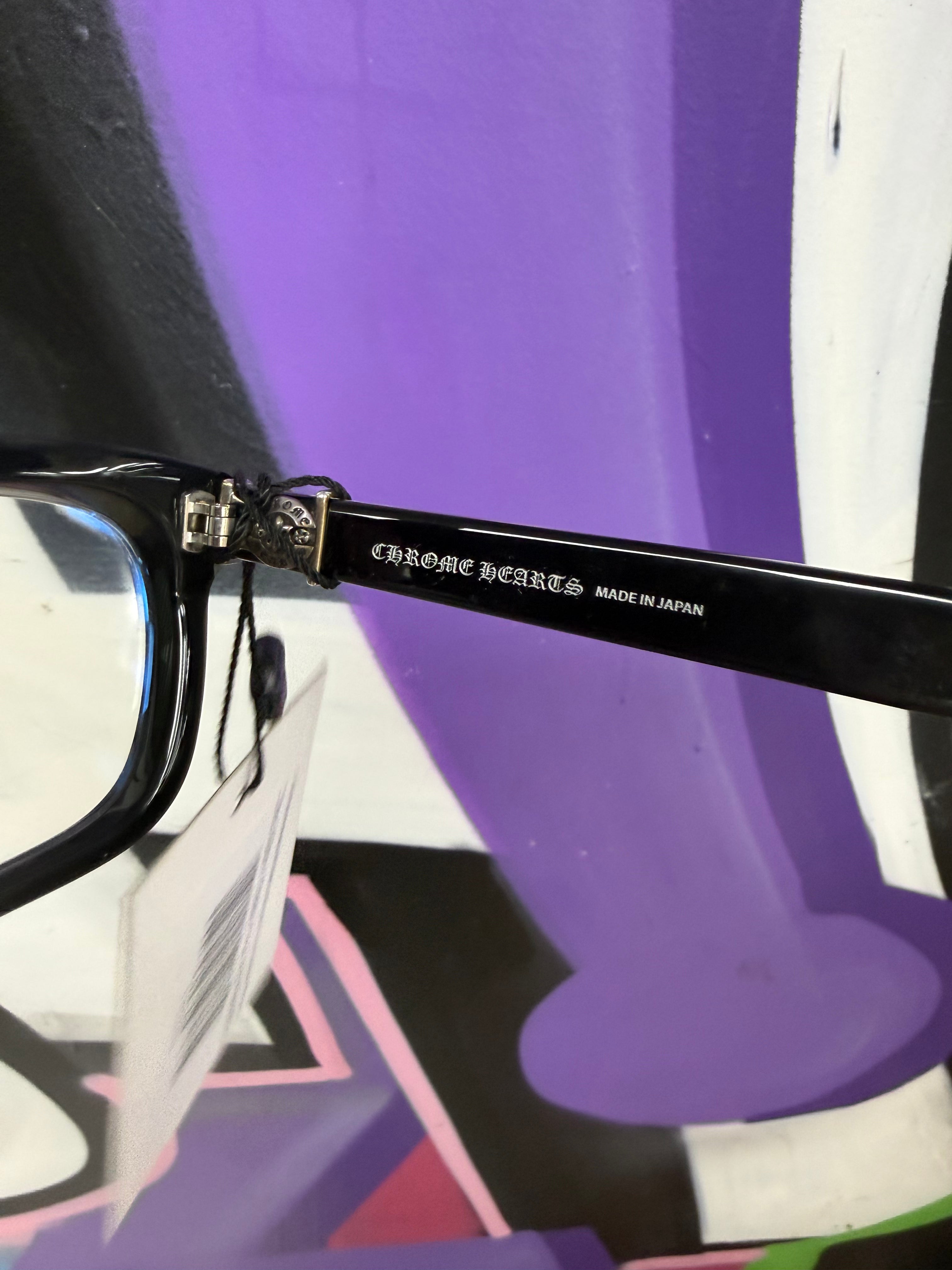 Chrome Hearts Black See You In Tea Glasses