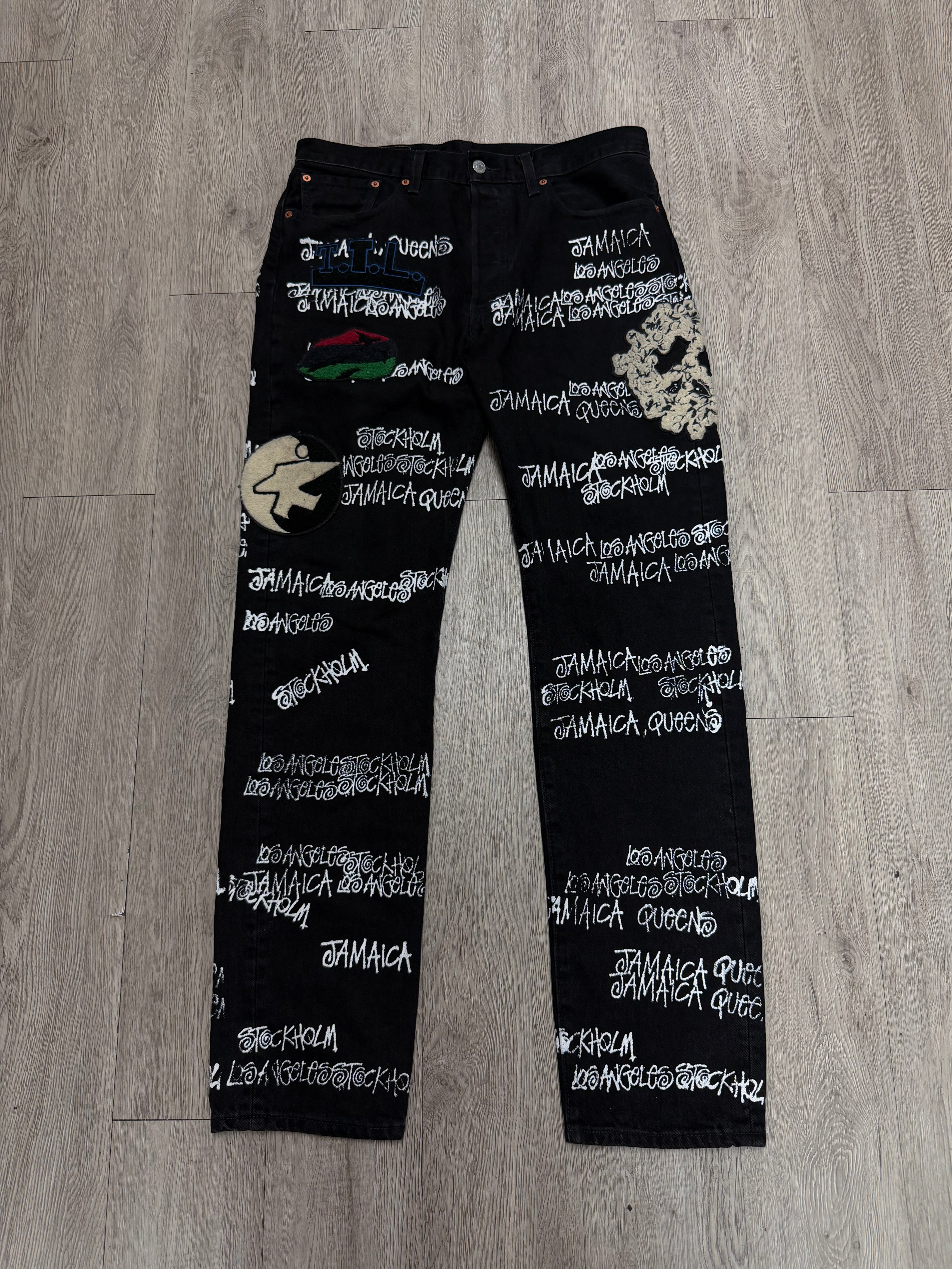Denim Tears CPFM Black Jeans