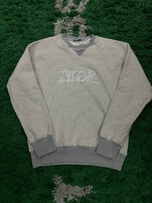 Dior Peter Dolg Crewneck Grey Used Large N/A