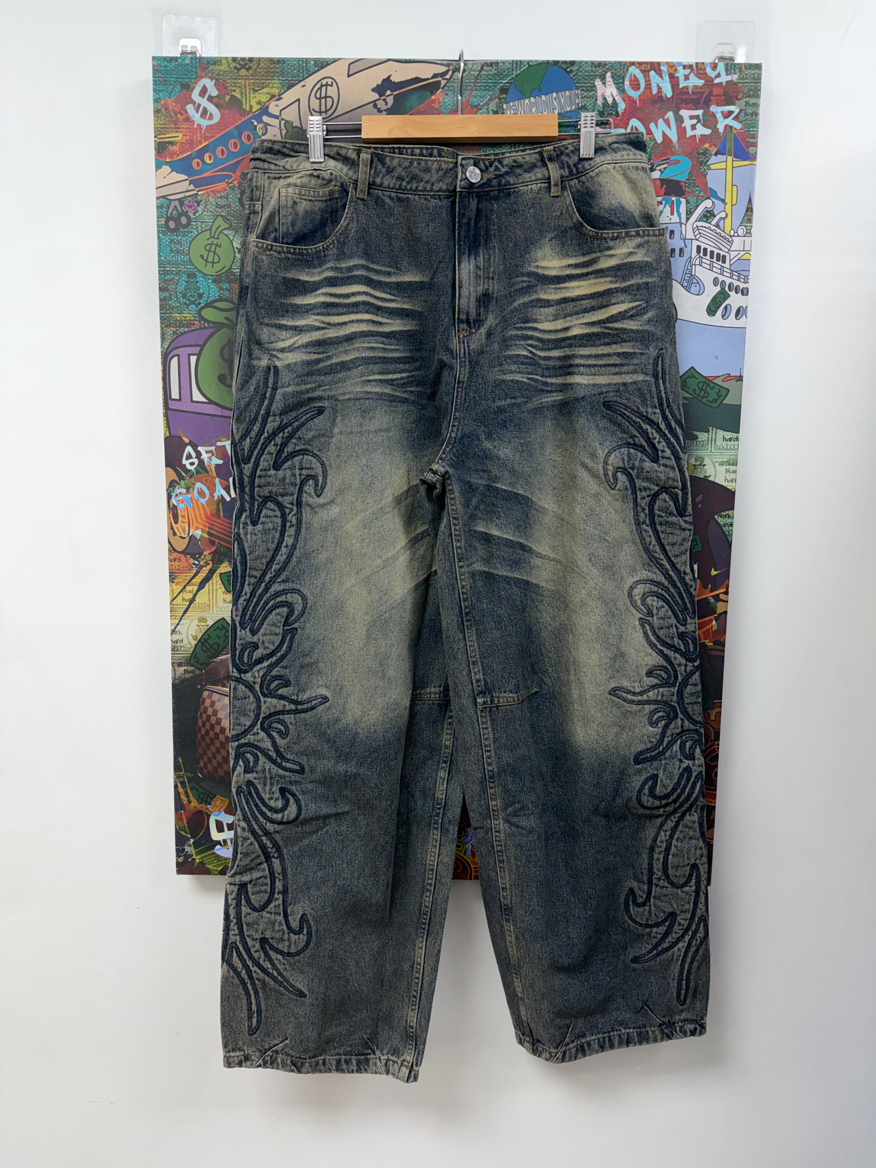 Vale Light Wash Flare Denim Jeans