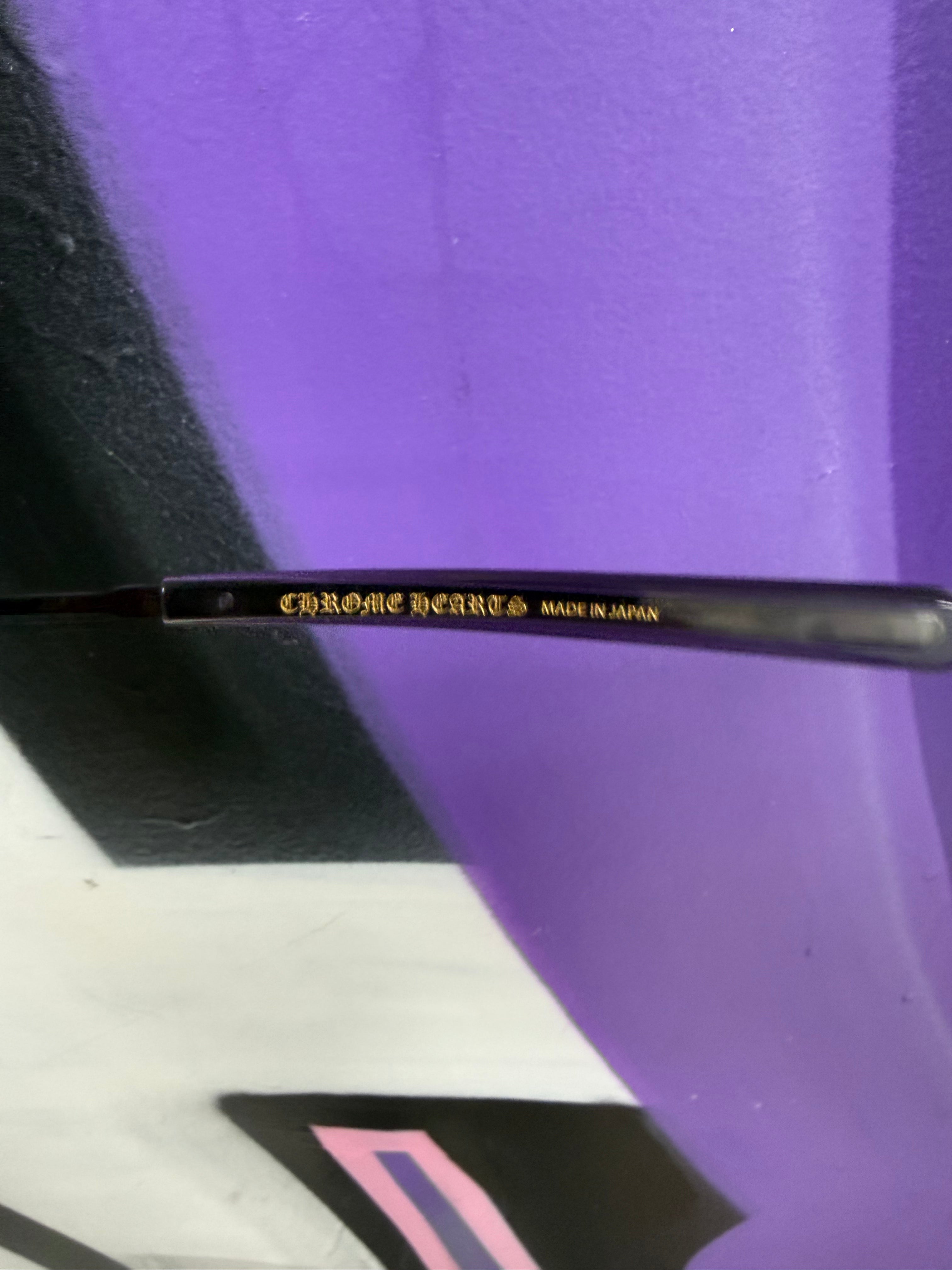 Chrome Hearts Gold Brown Wence Sunglasses