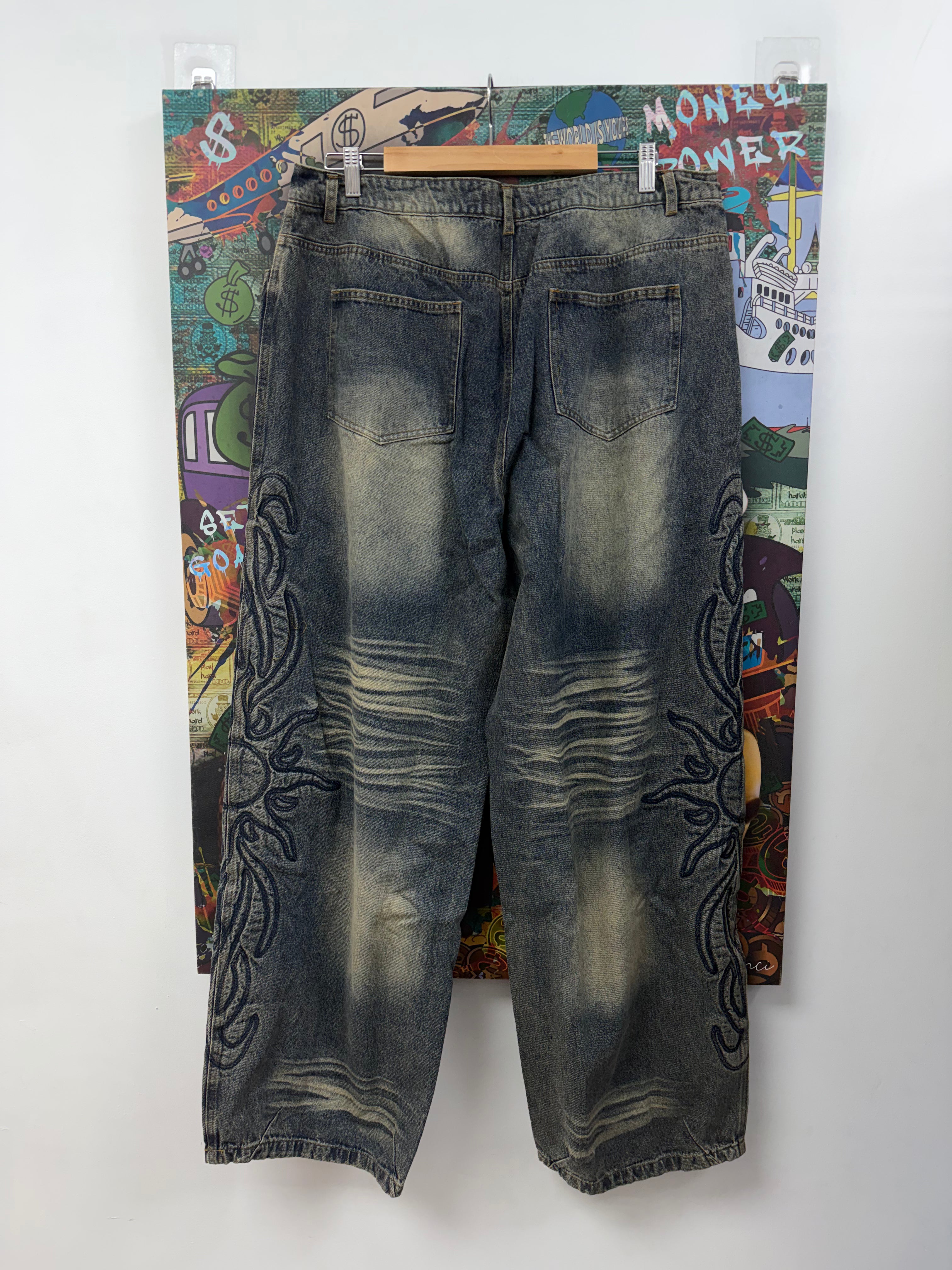 Vale Light Wash Flare Denim Jeans