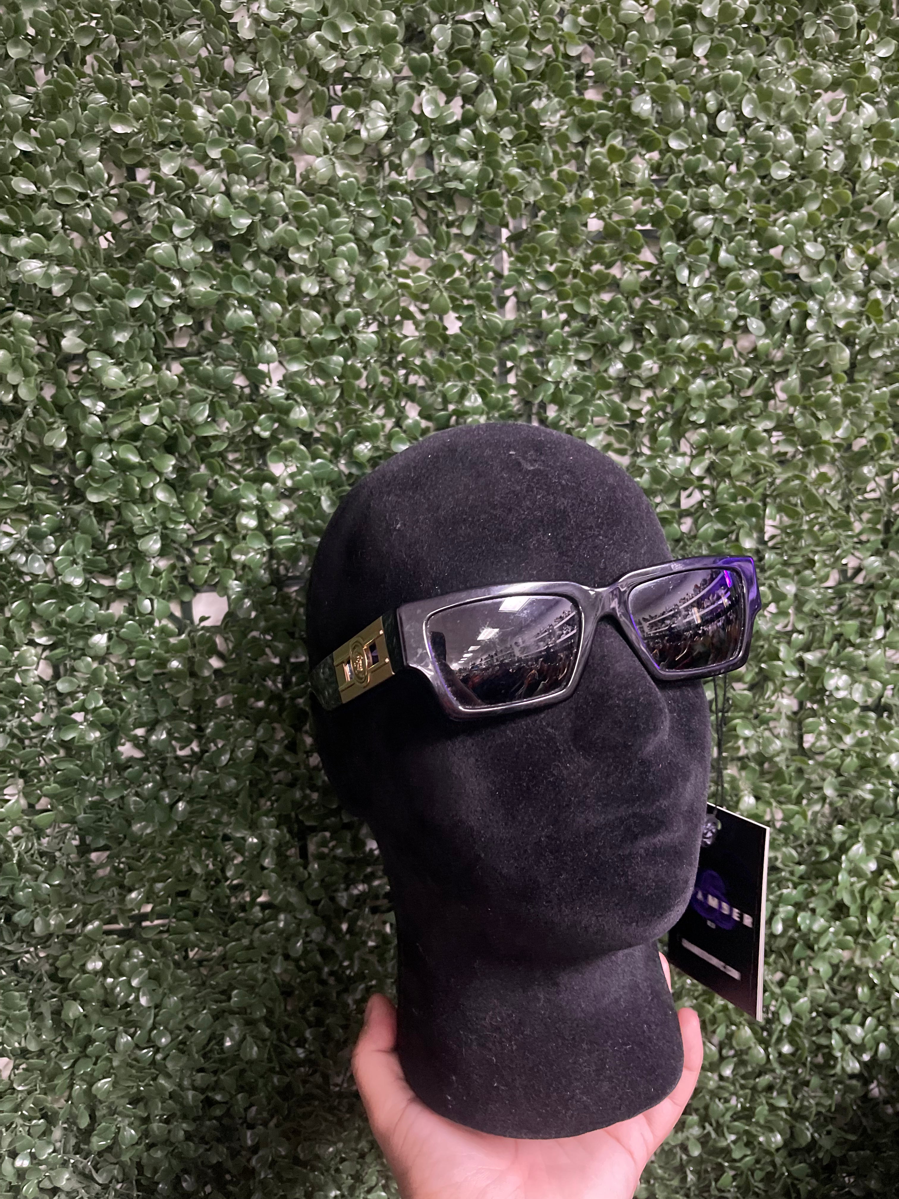 Versace Black Medusa Sunglasses