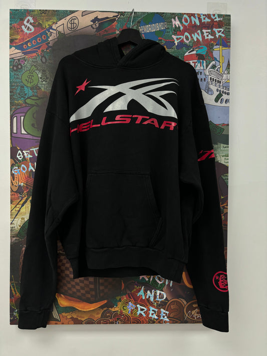 Hellstar Hoodie Sport Black Red