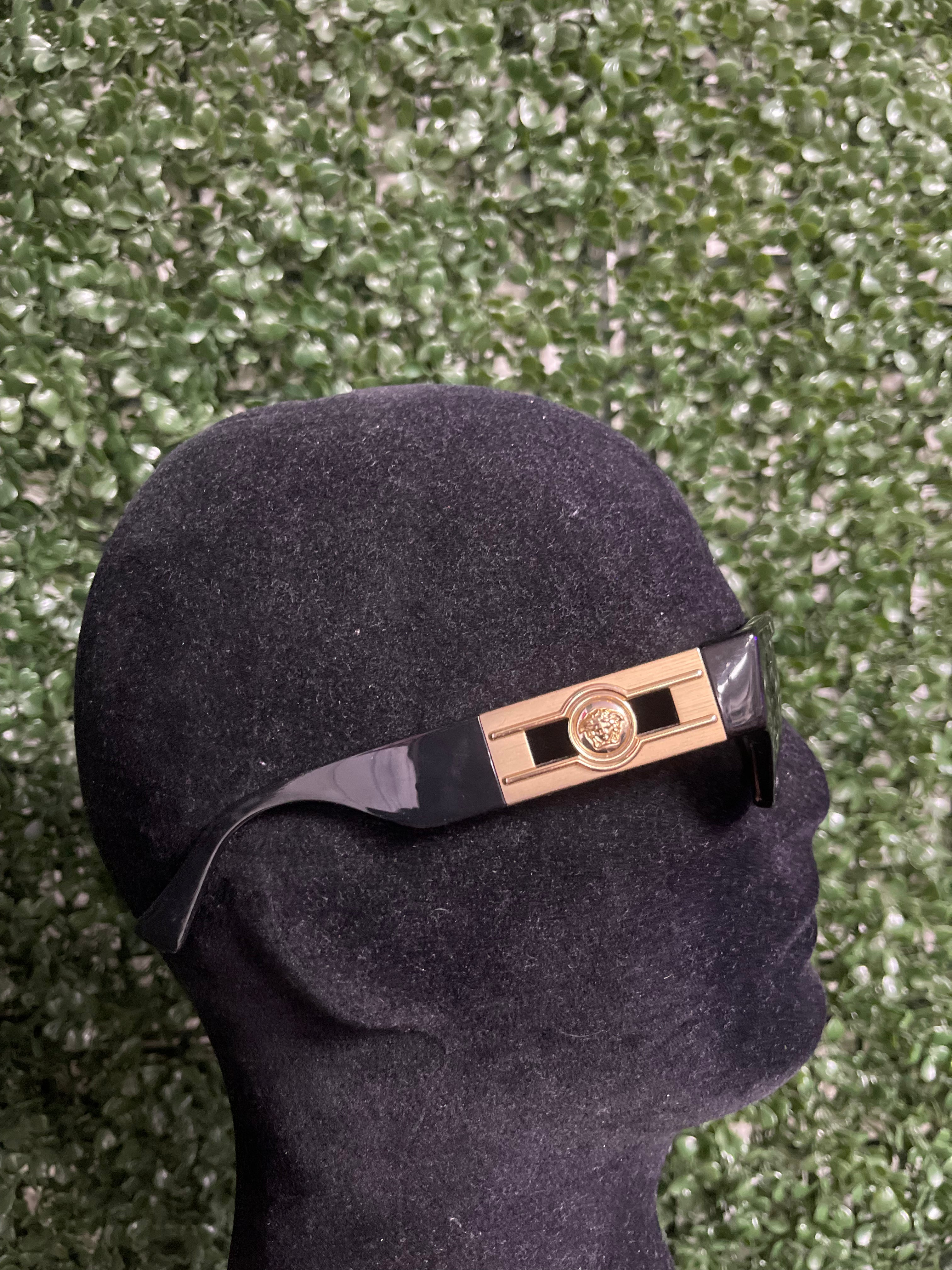 Versace Black Medusa Sunglasses