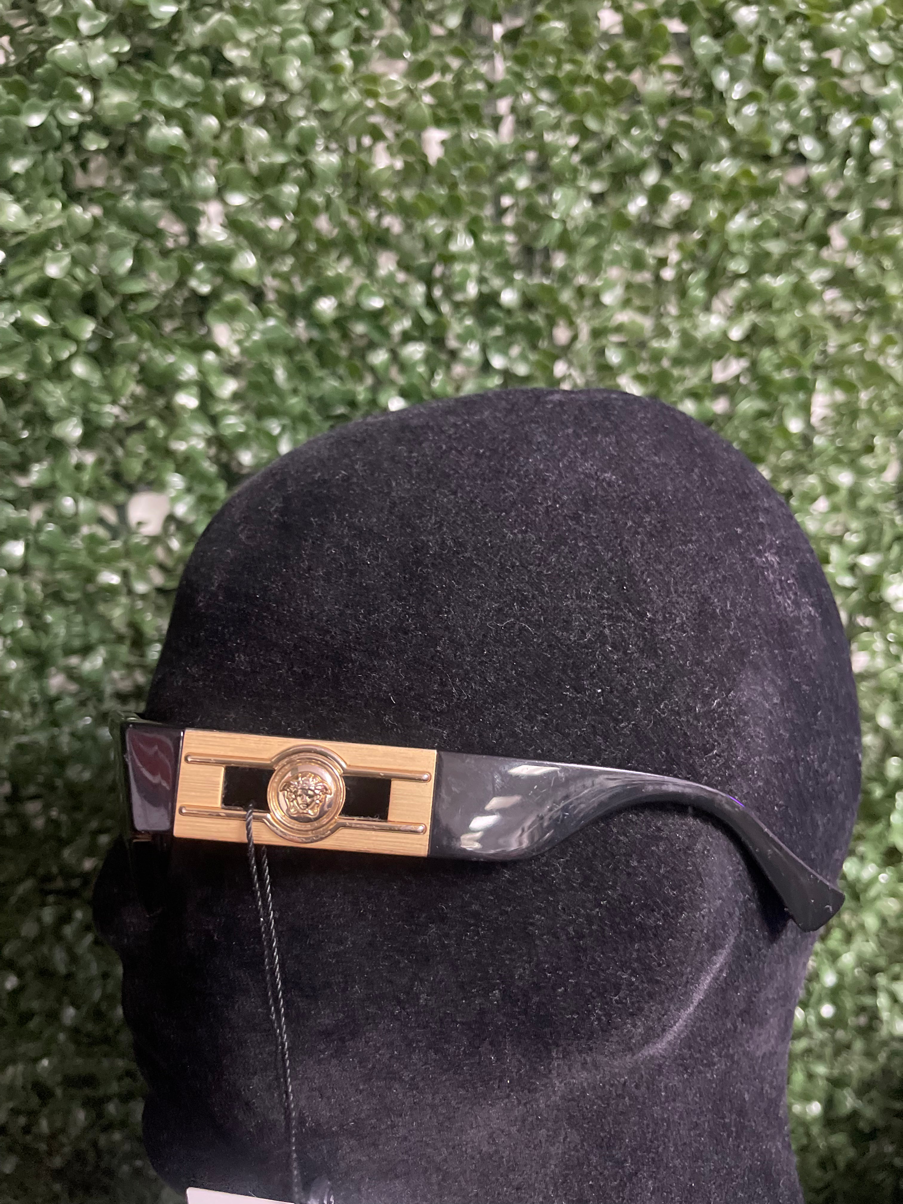 Versace Black Medusa Sunglasses