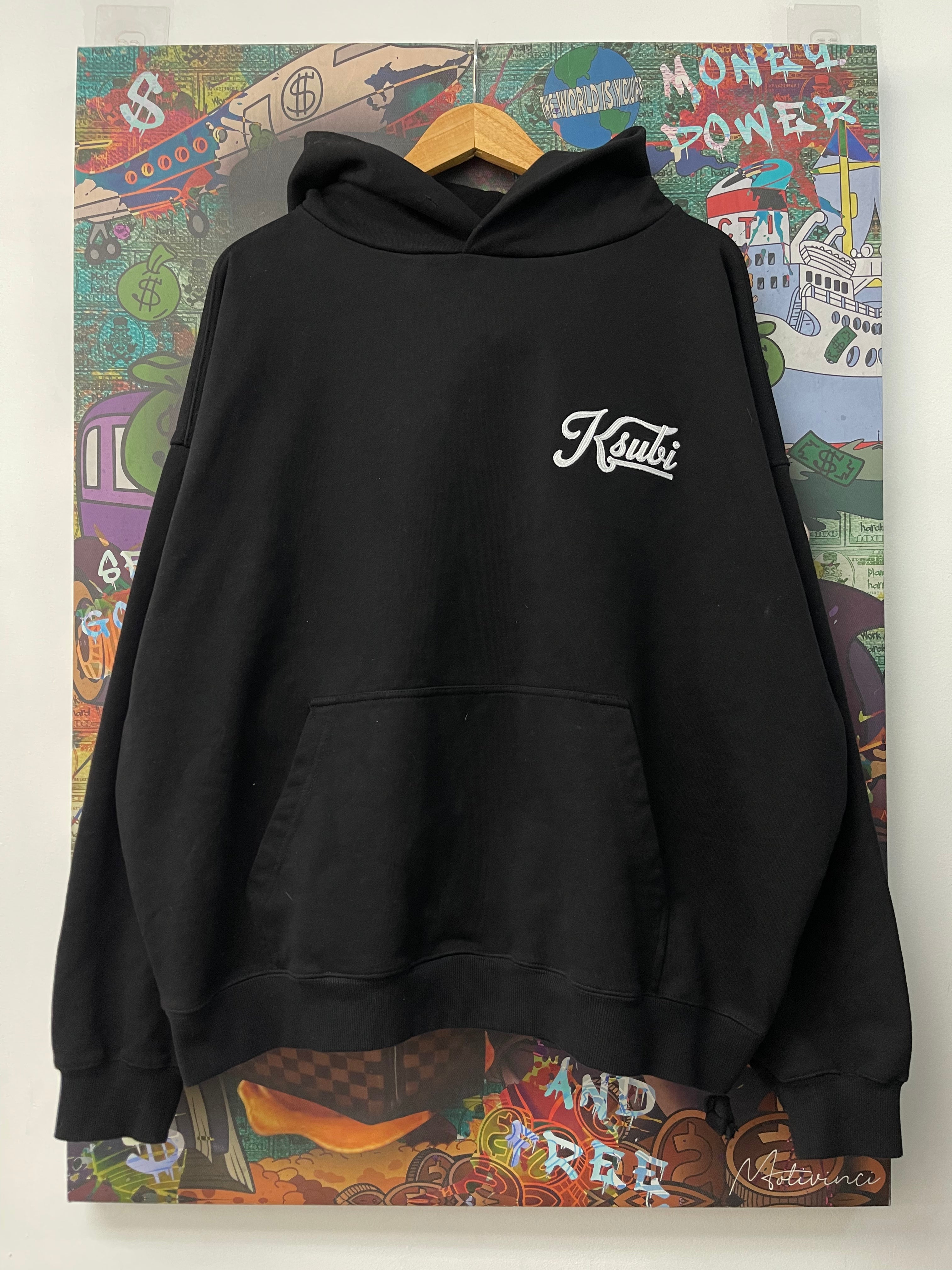 Ksubi Black Ekcess Logo Hoodie