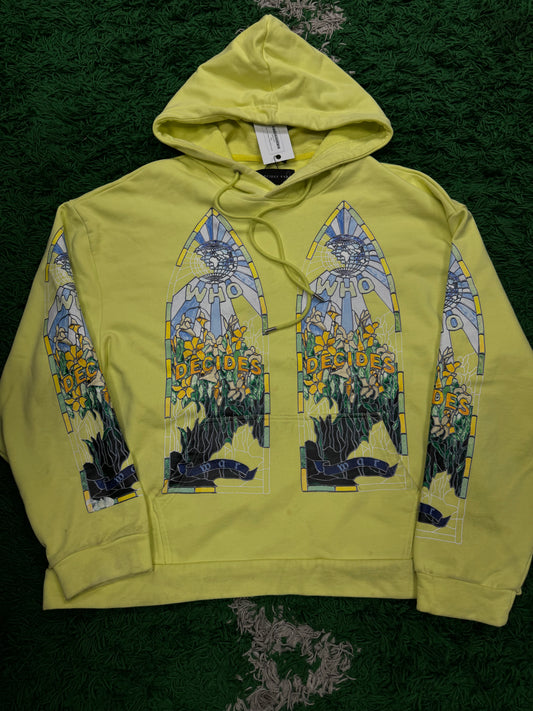 WDW Hoodie Satined Glass Lime Used Large N/A