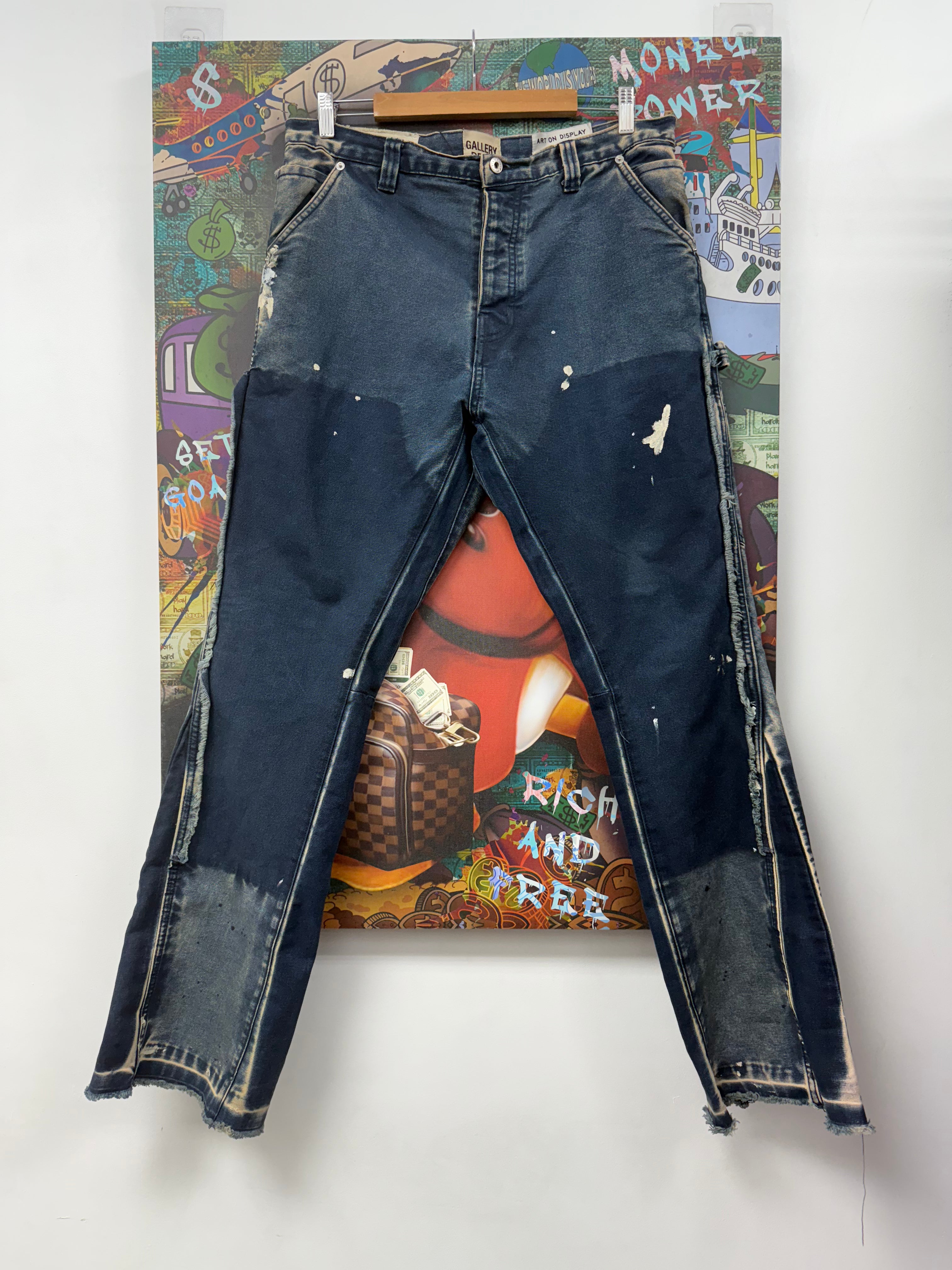 Gallery Dept Navy Carpenter Flare Jeans