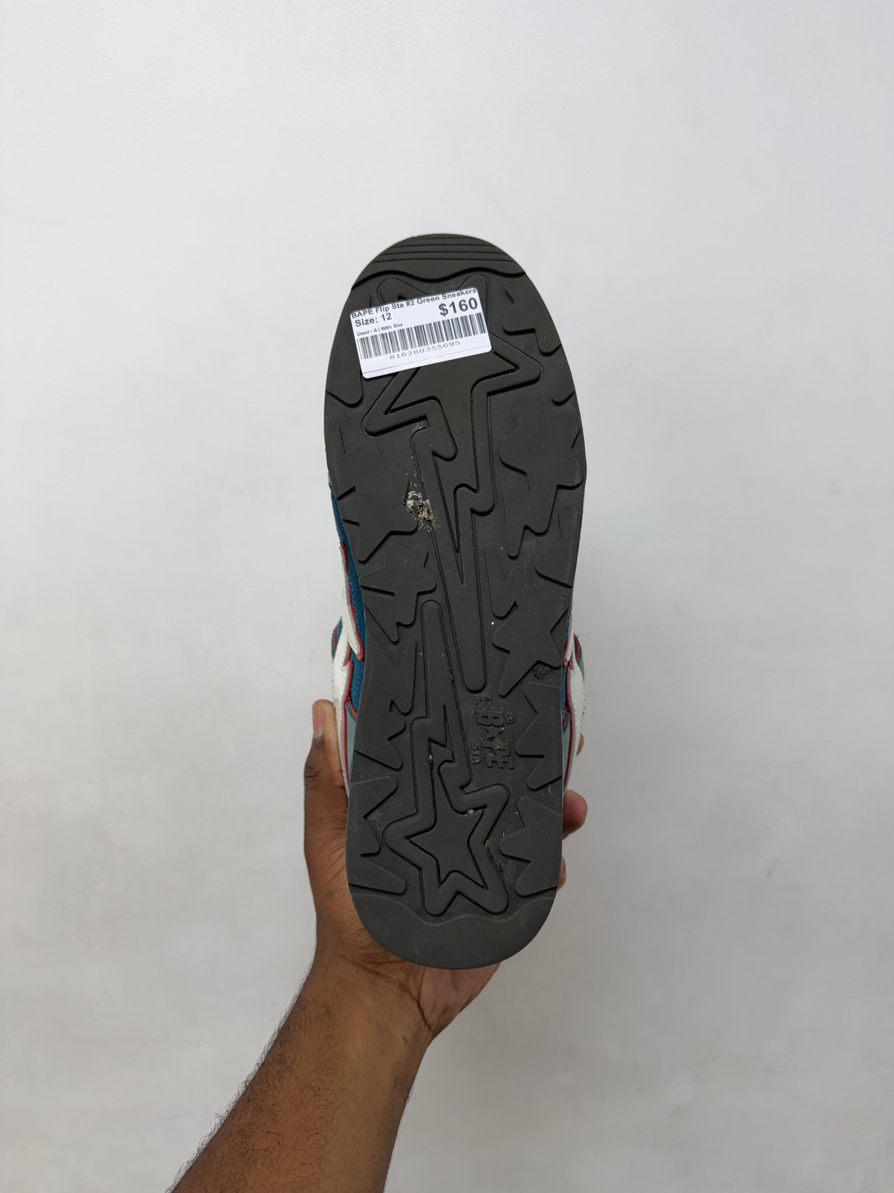 BAPE Flip Sta #2 Green Sneakers