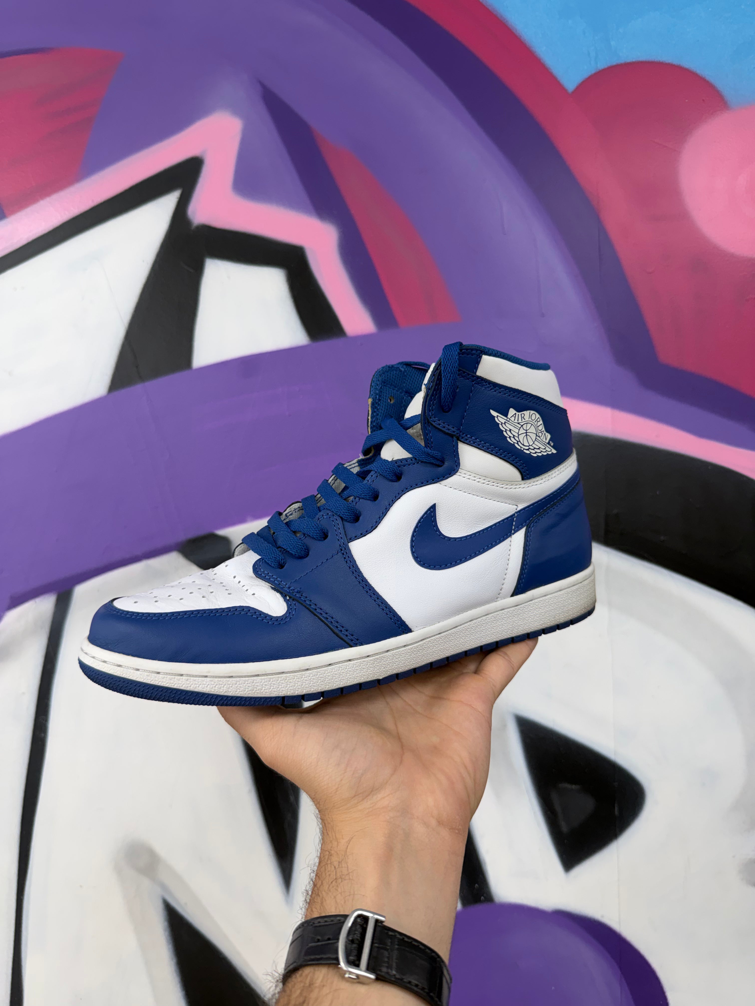 Jordan 1 Storm Blue Sneakers