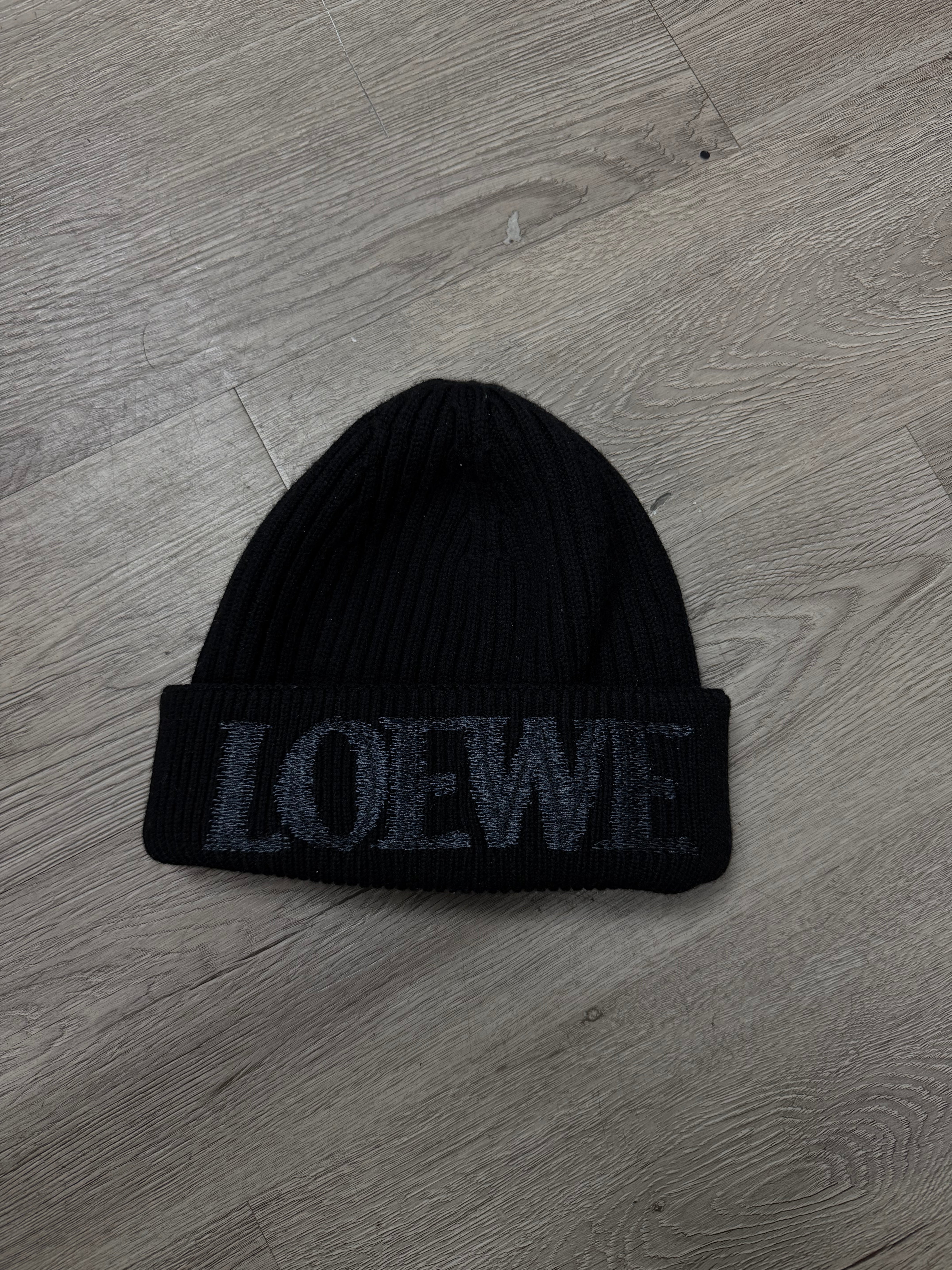 Loewe Black Silver Beanie
