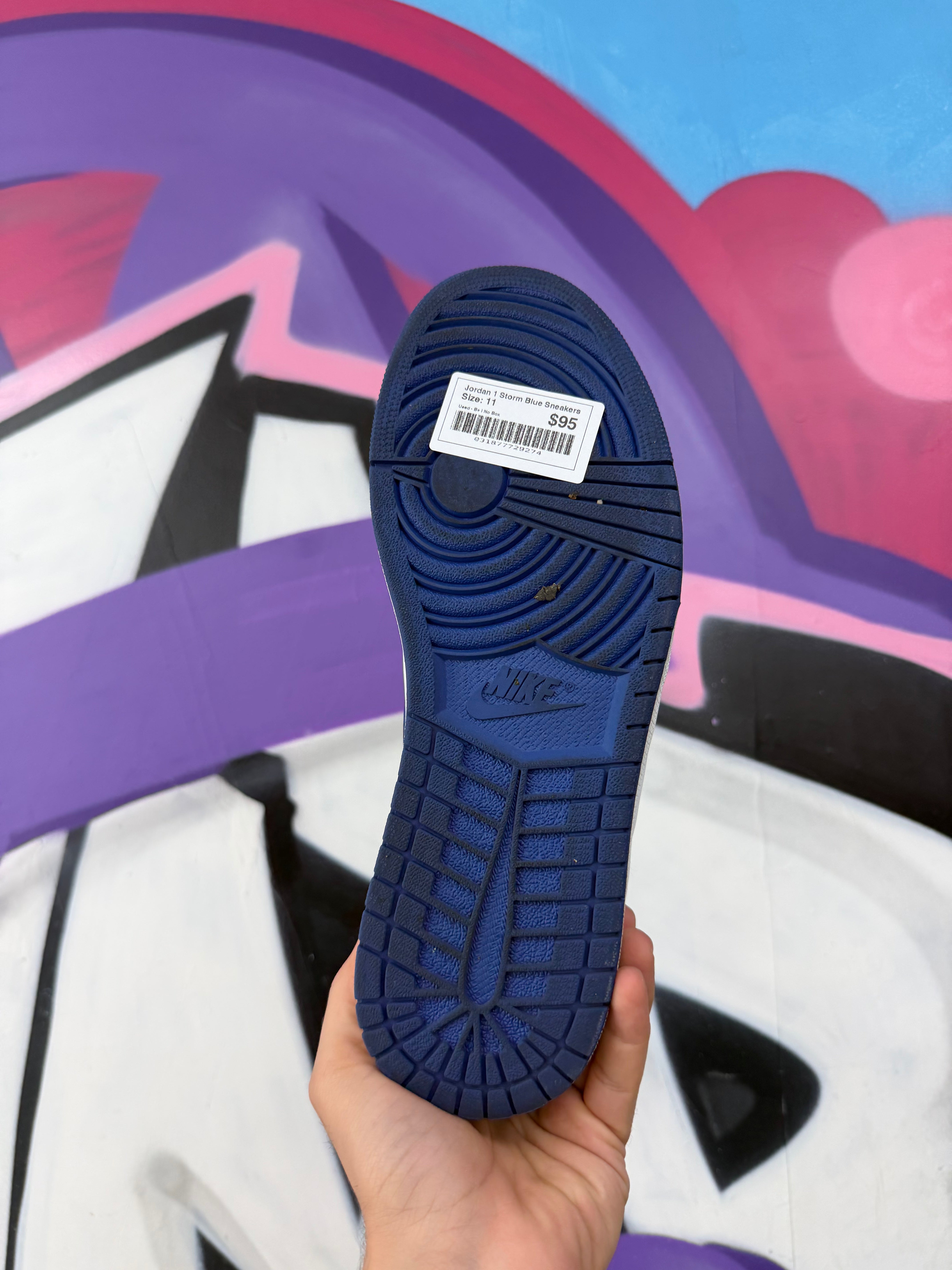 Jordan 1 Storm Blue Sneakers