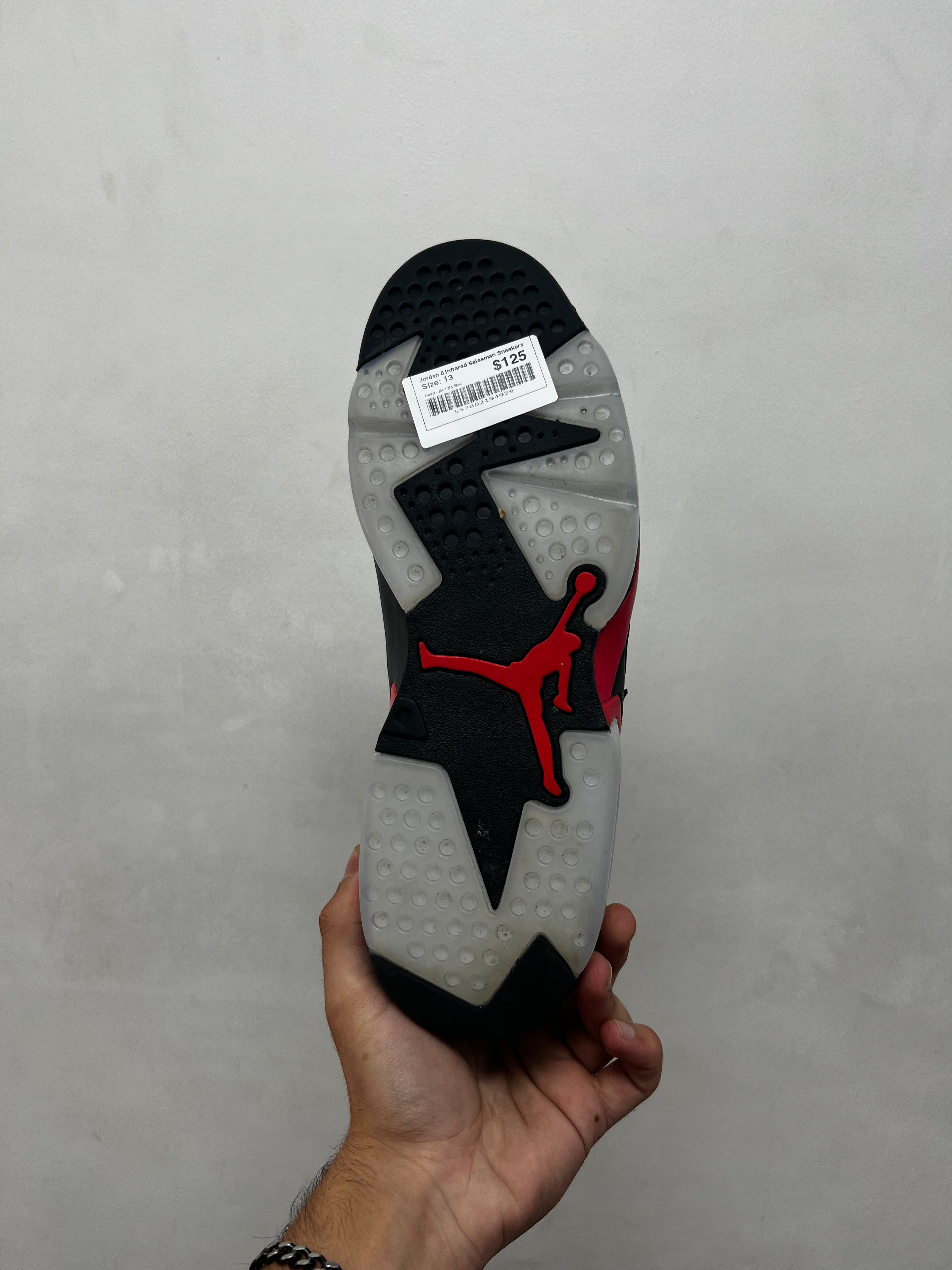 Jordan 6 Infrared Salesman Sneakers
