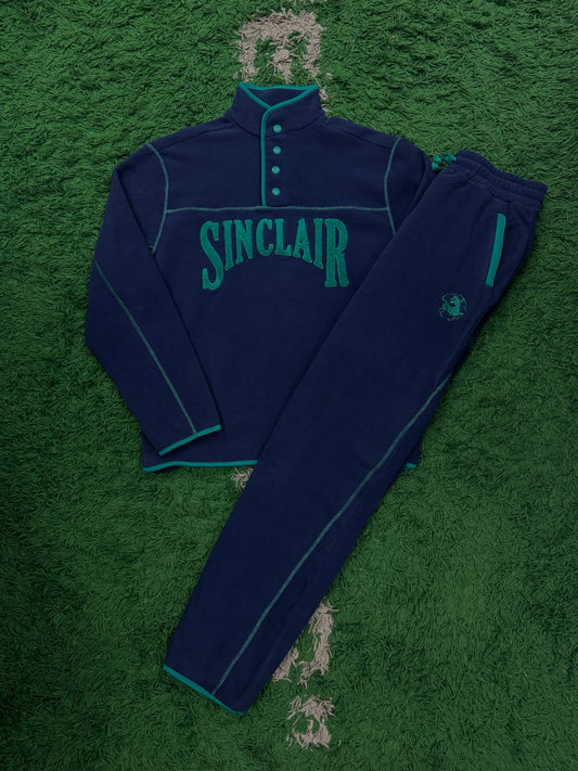 Sinclair Fleece Set Navy Green Used Small N/A