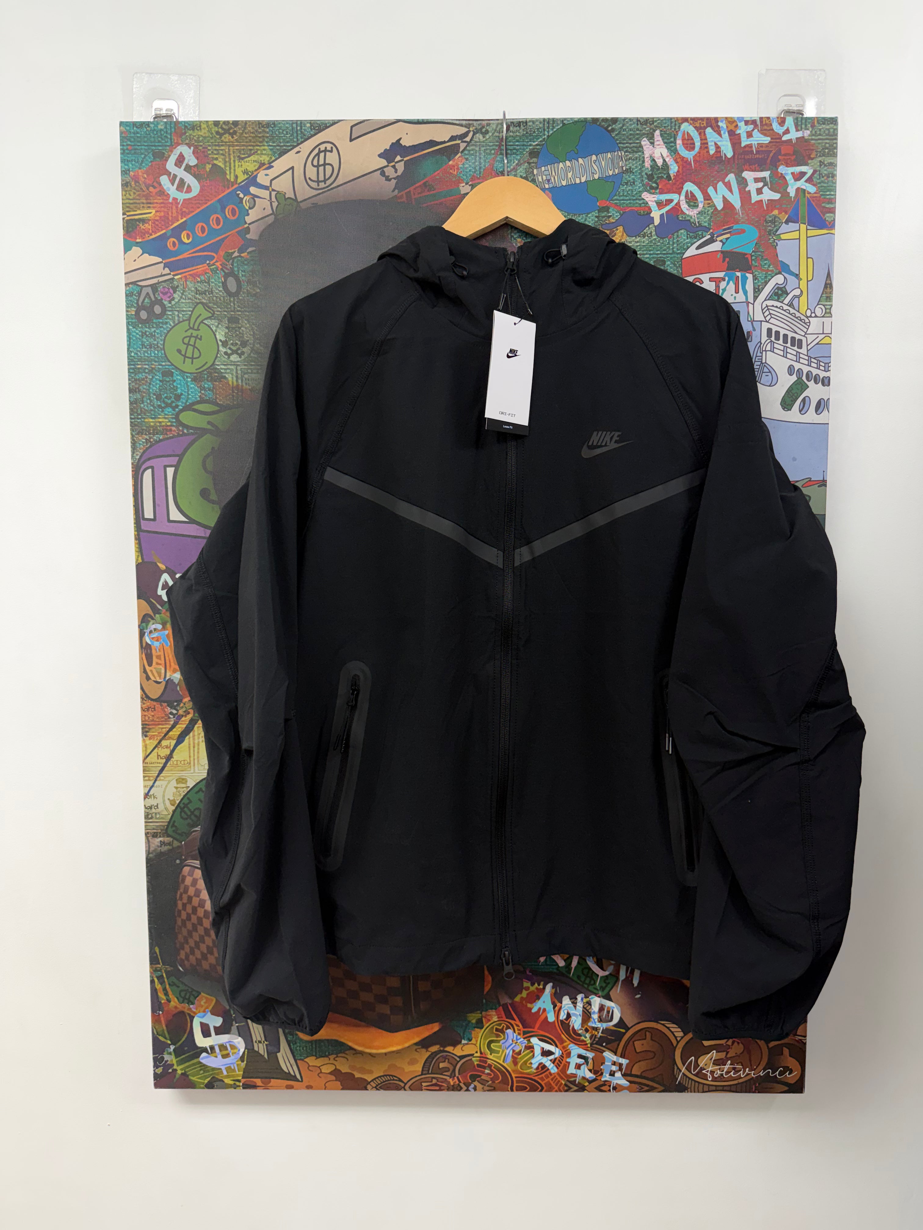 Nike Windbreaker Tech Black Jacket