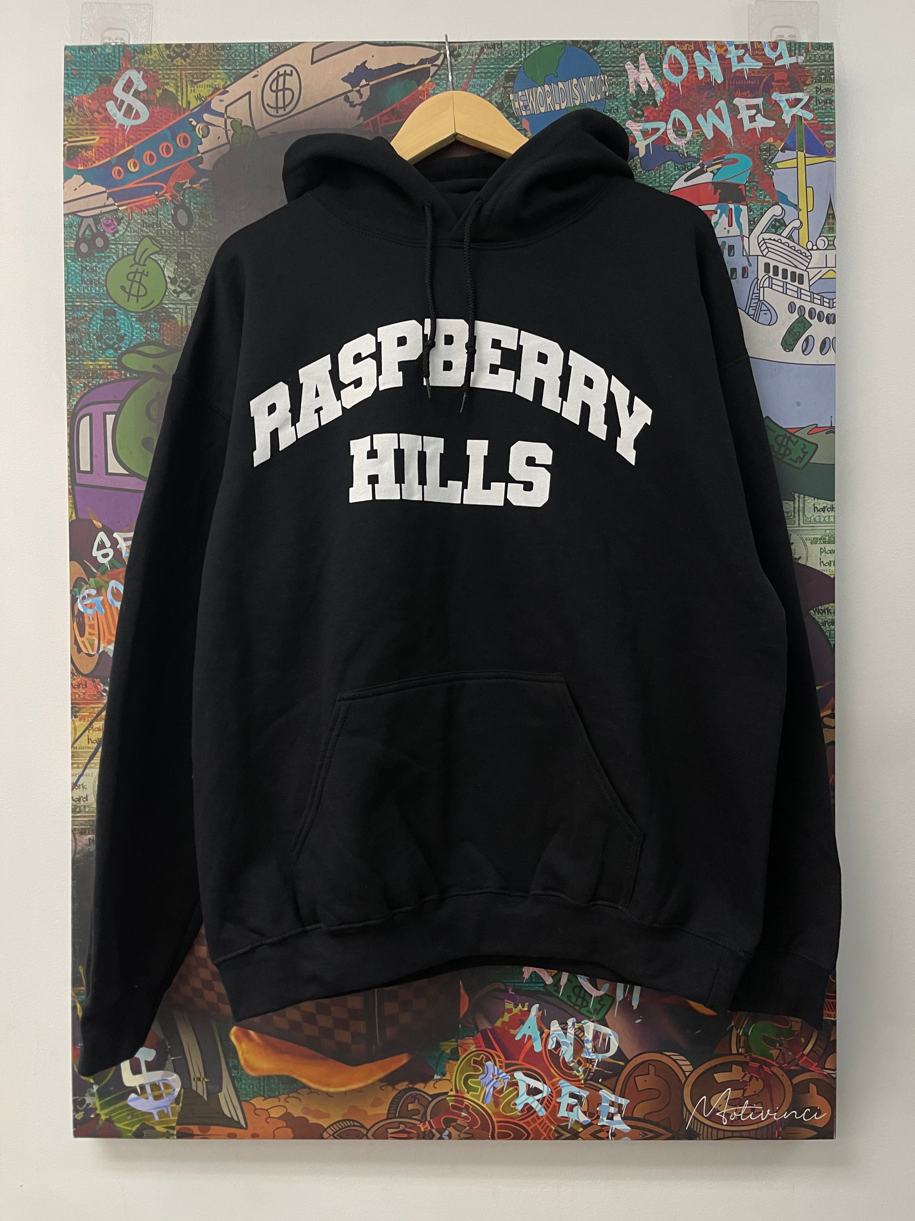 GV Black Classic Logo Pullover Hoodie