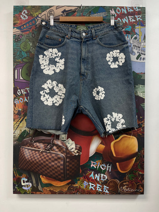 Denim Tears Blue Denim Shorts