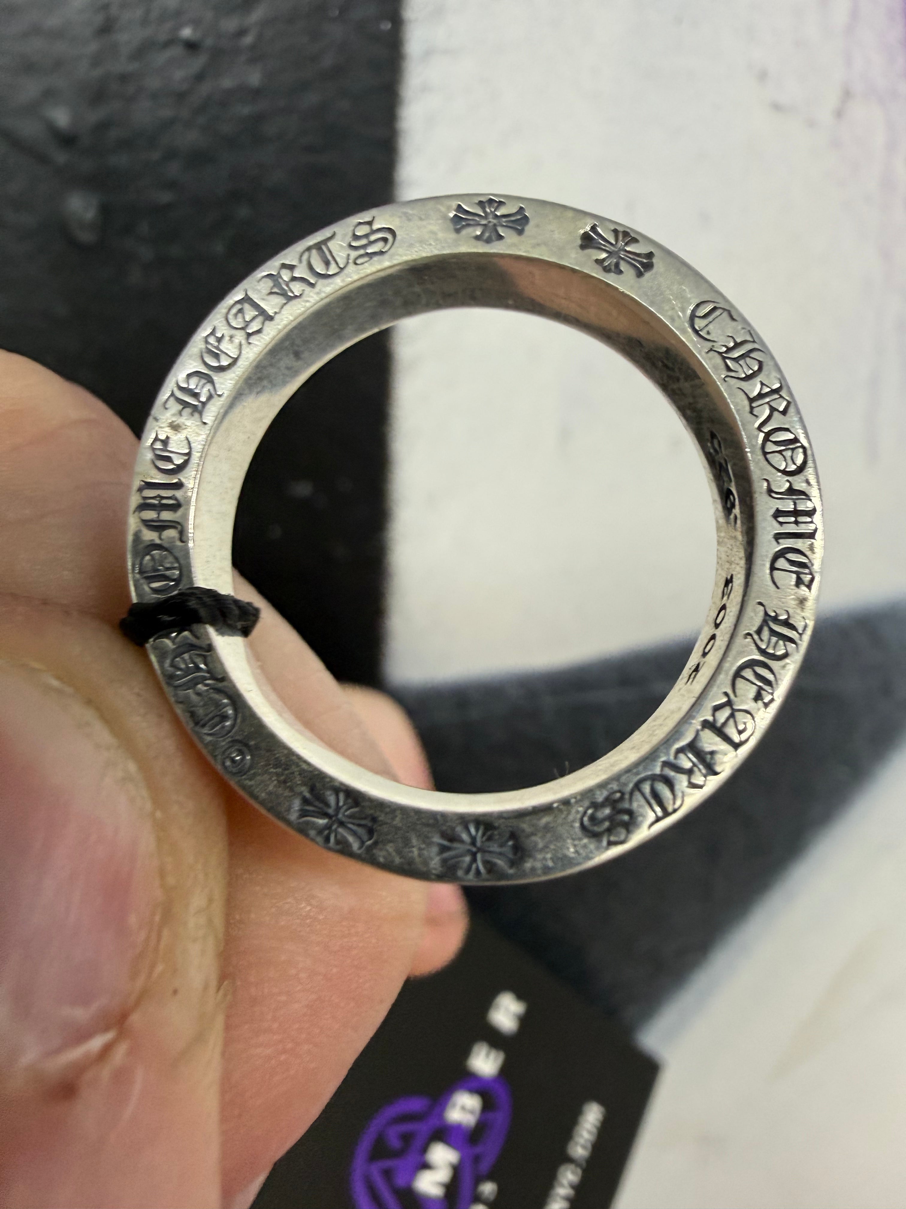 Chrome Hearts .925 Silver CH Forever Ring