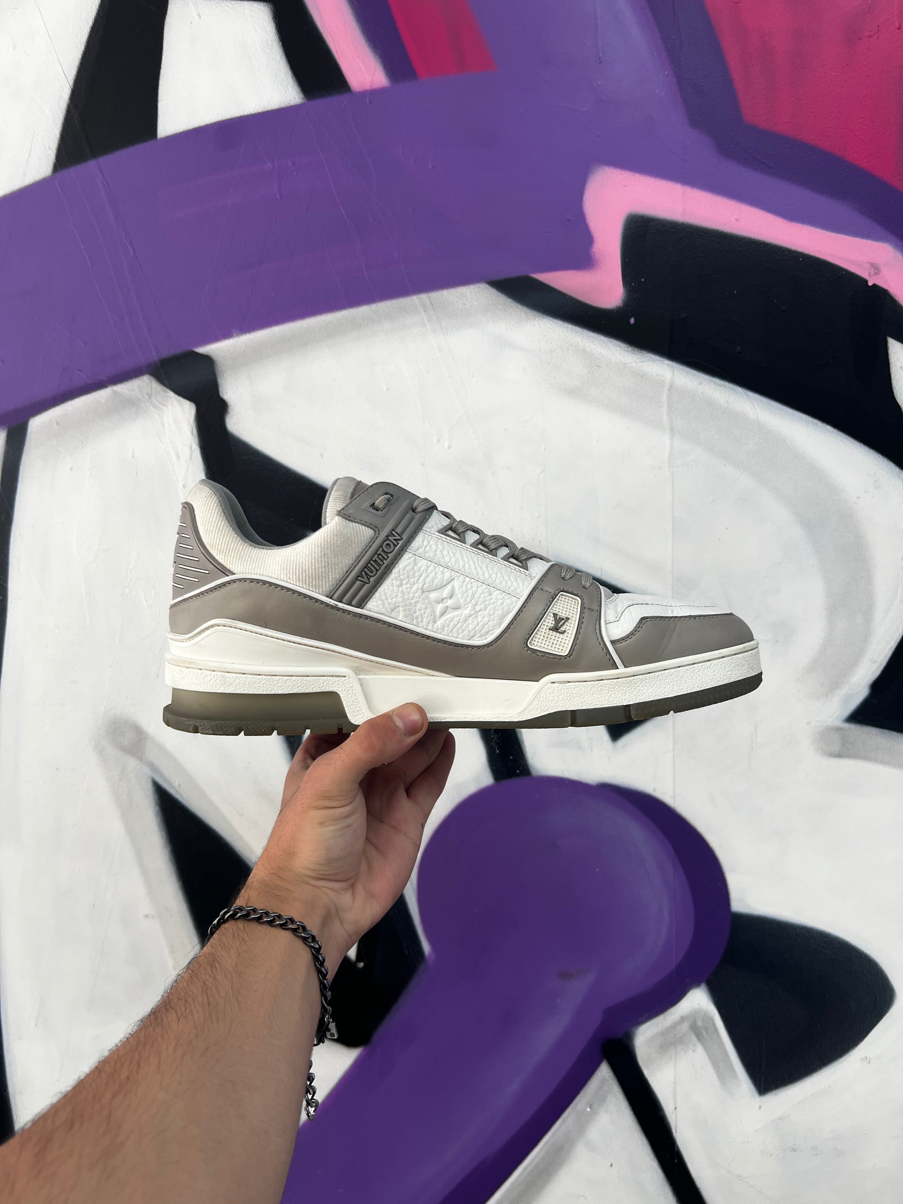 Louis Vuitton Tan Monogram Trainer Sneakers