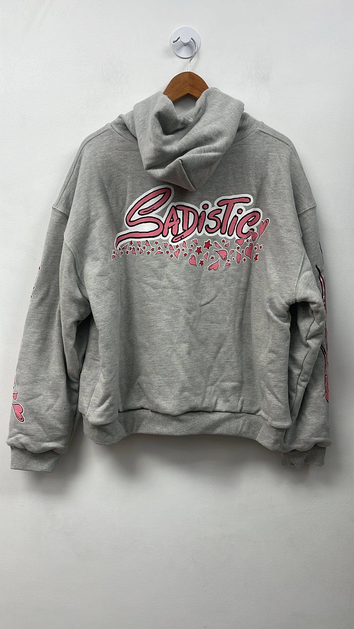 Matty Boy Grey Anti Promo Zip Up Hoodie