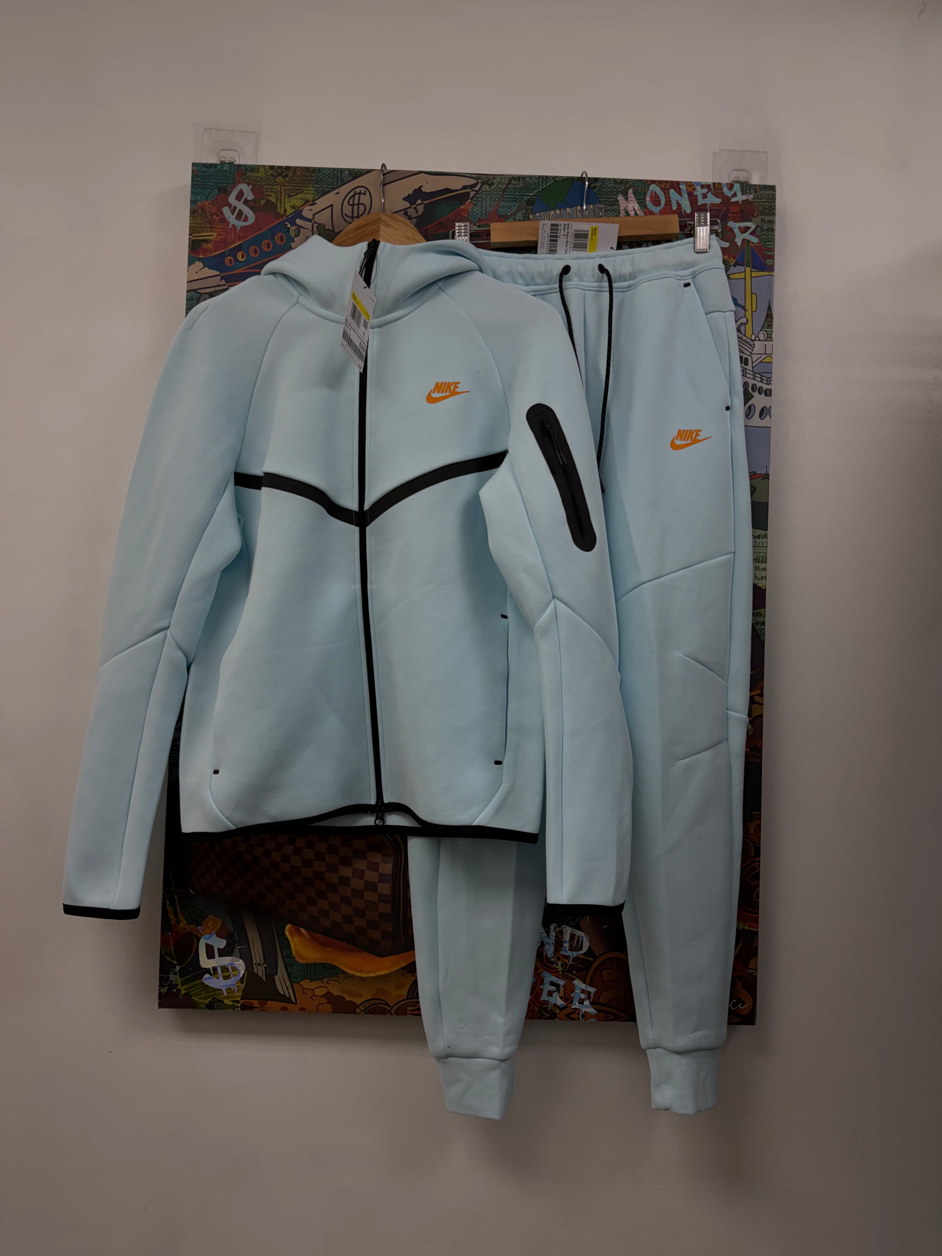 Nike Baby Blue Tech Sweatsuit