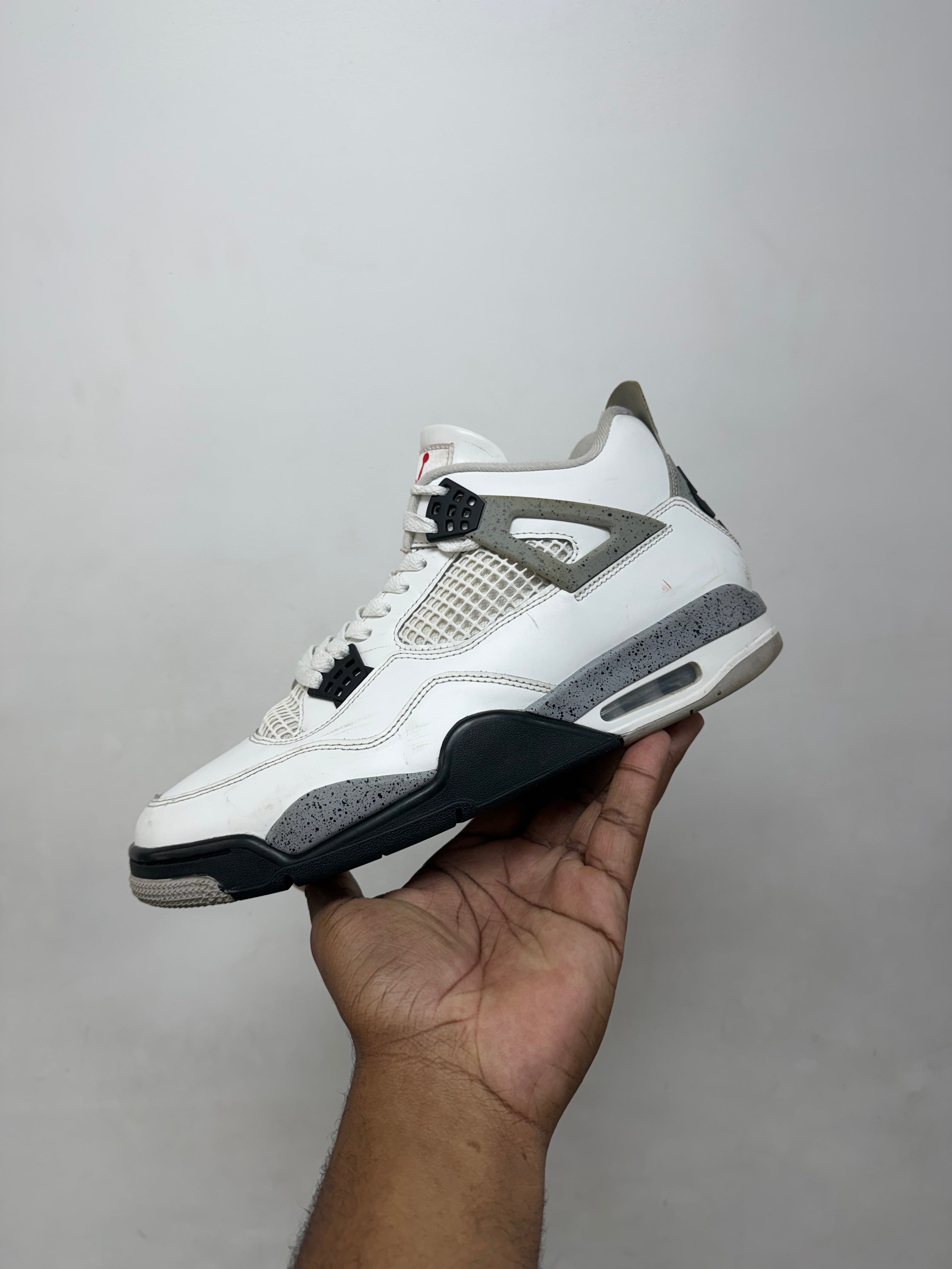 Jordan 4 White Cement Sneakers