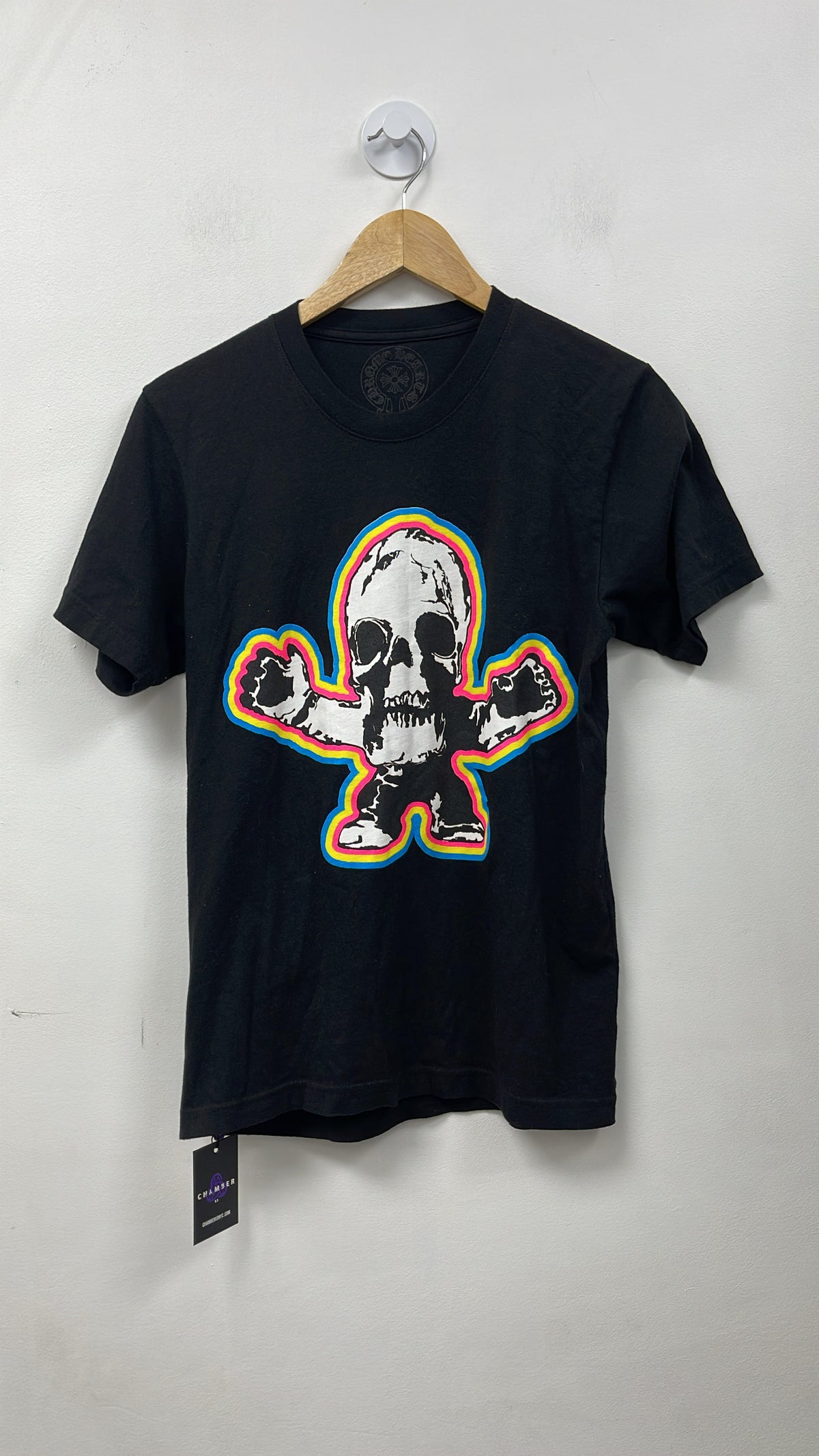 Chrome Hearts Black Foti Rainbow Tee
