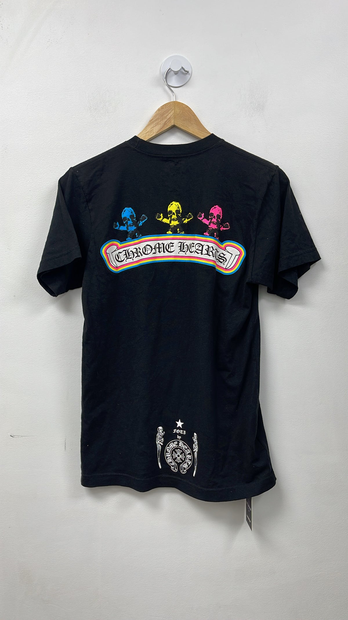 Chrome Hearts Black Foti Rainbow Tee