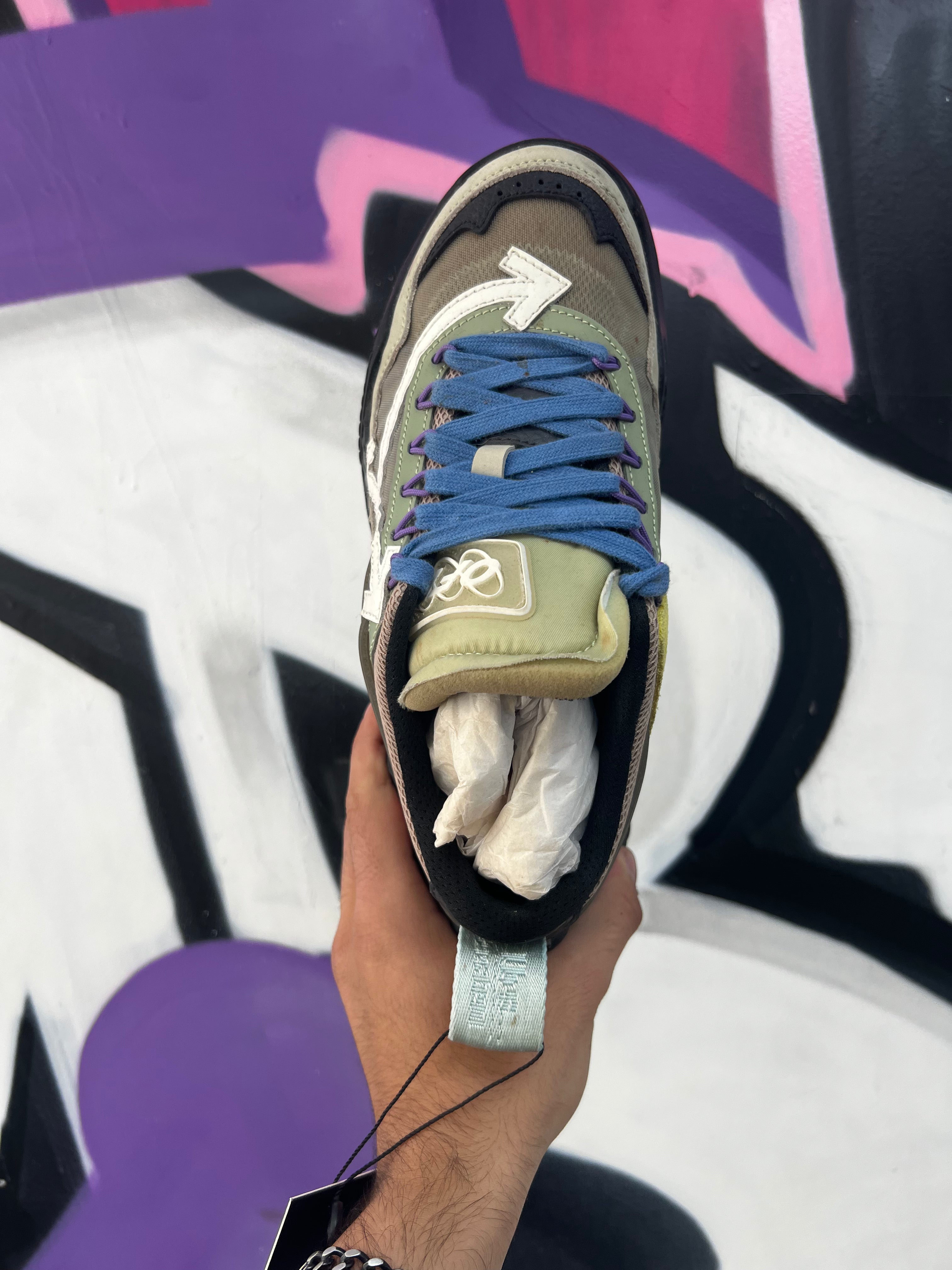Off White Black Multi Odsy Sneakers
