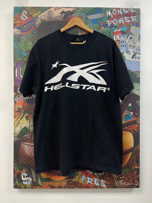 Hellstar Classic Logo Black White Tee