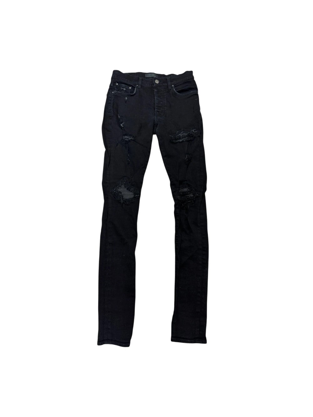 Amiri MX1 Black Patch Black Jeans