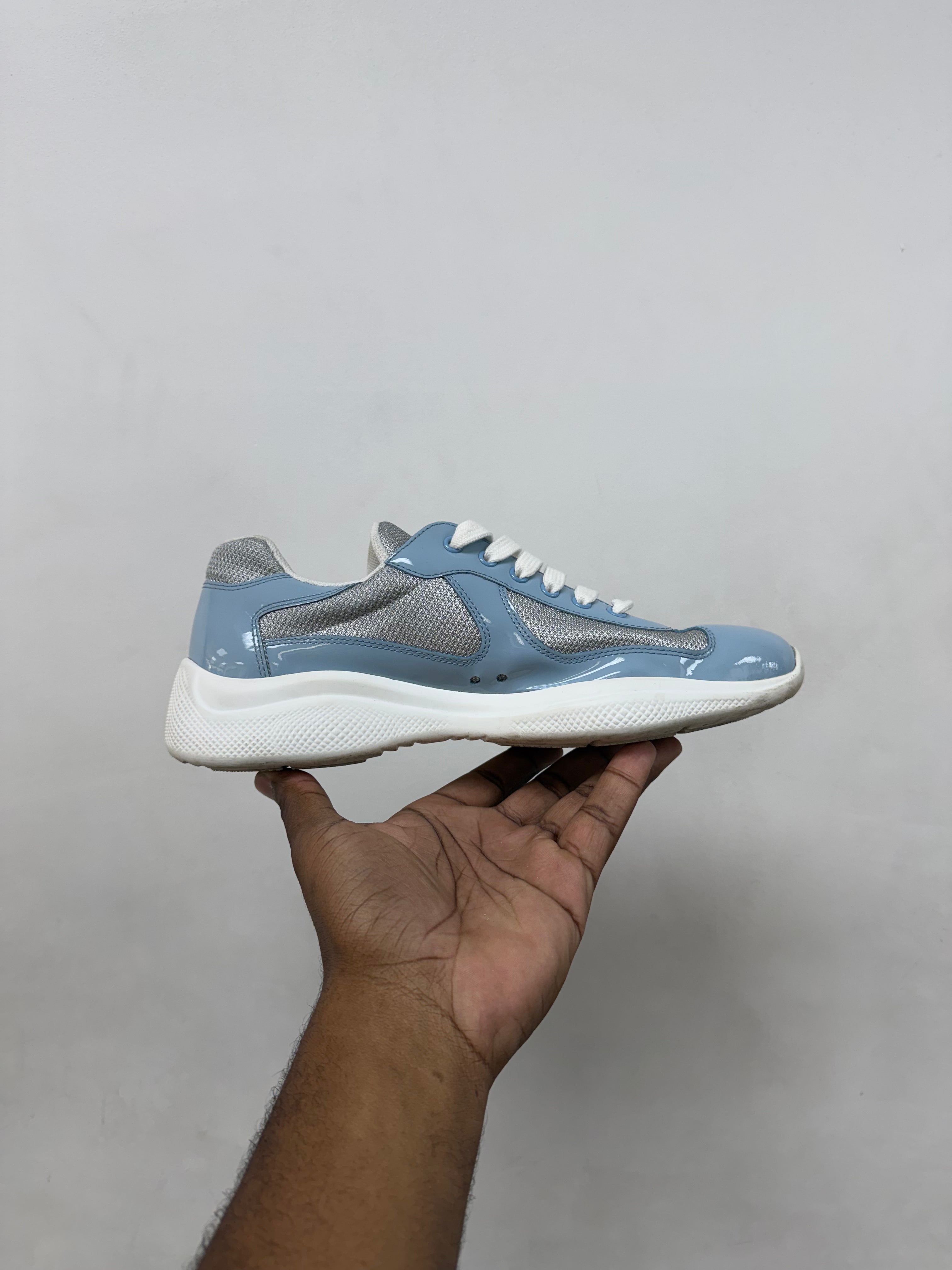 Prada Baby Blue Cups Sneakers