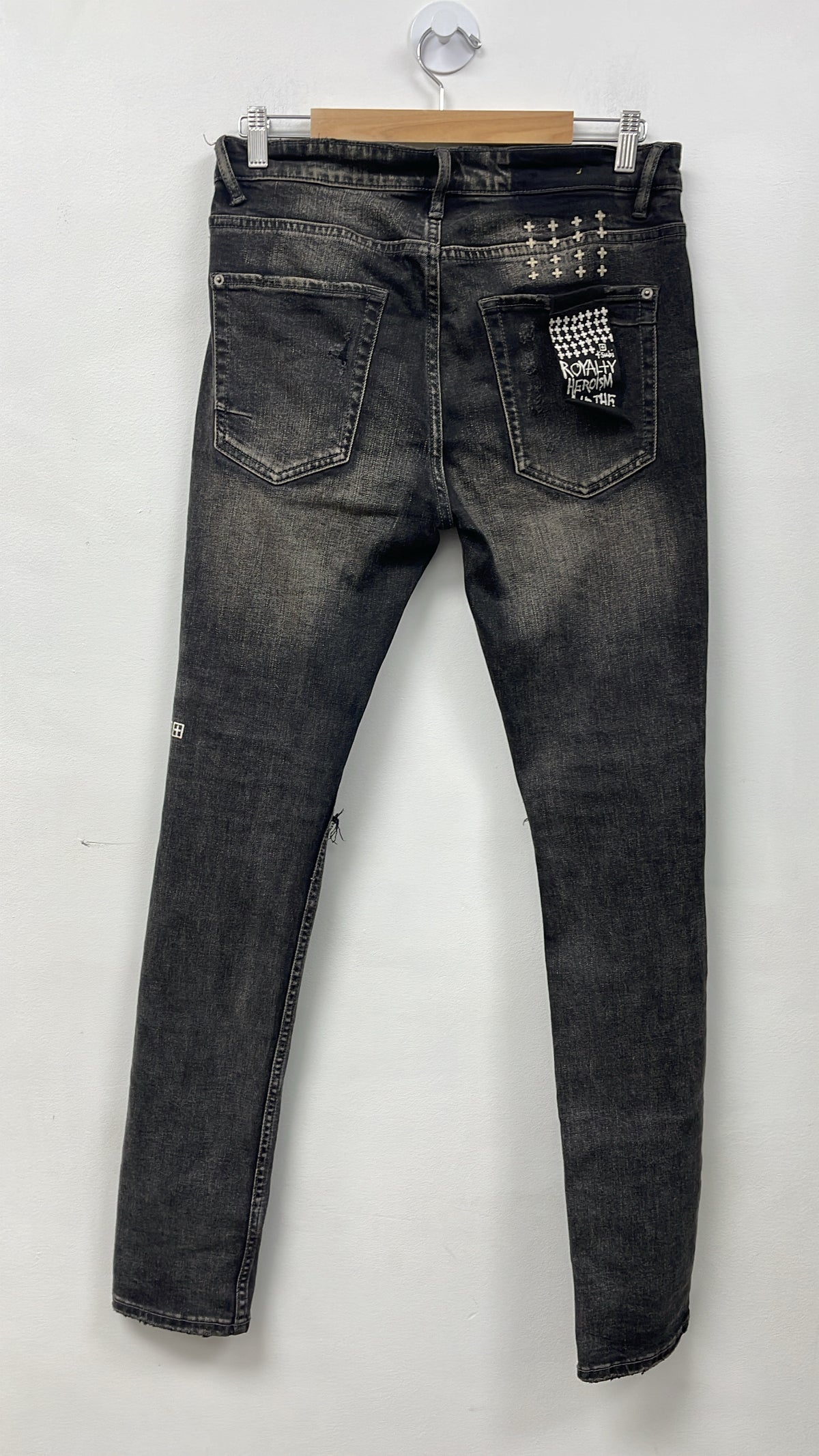 Ksubi Black Patchwork Jeans