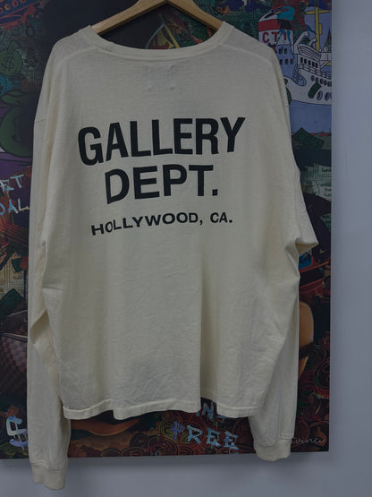 Gallery Dept Cream LS Tee XXL Used