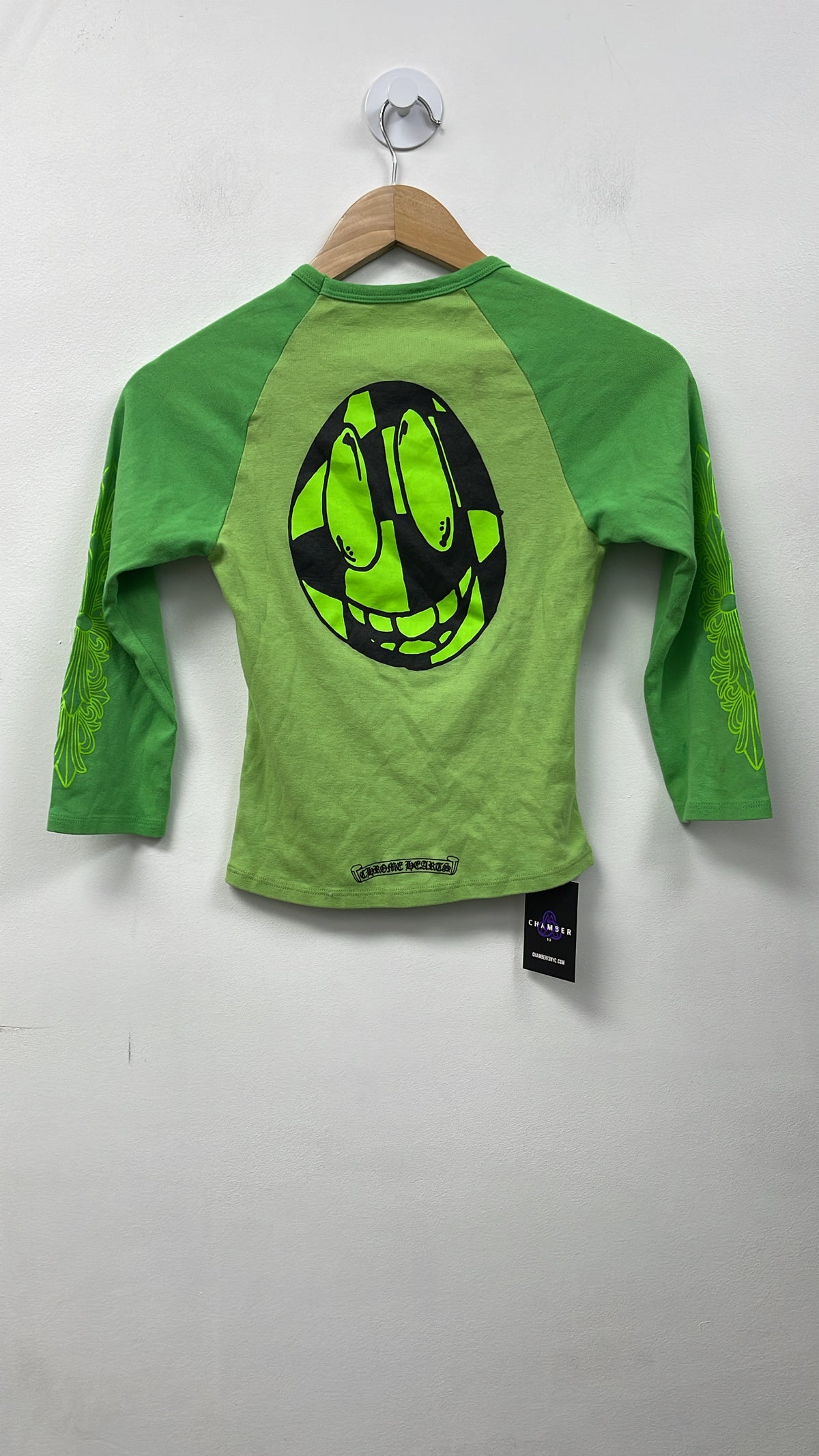 Chrome Hearts Matty Boy Green Baseball Women's Long Sleeve