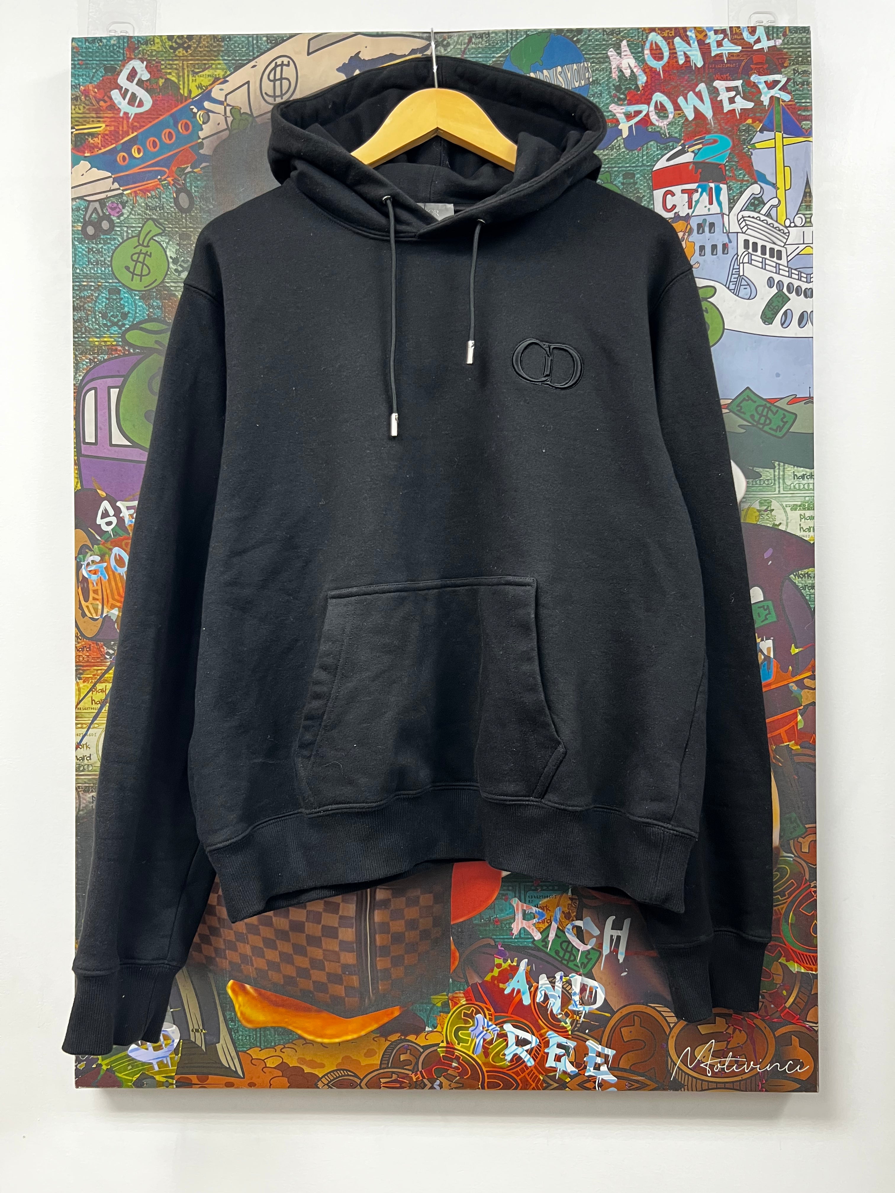 Dior Black Tonal CD Logo Hoodie
