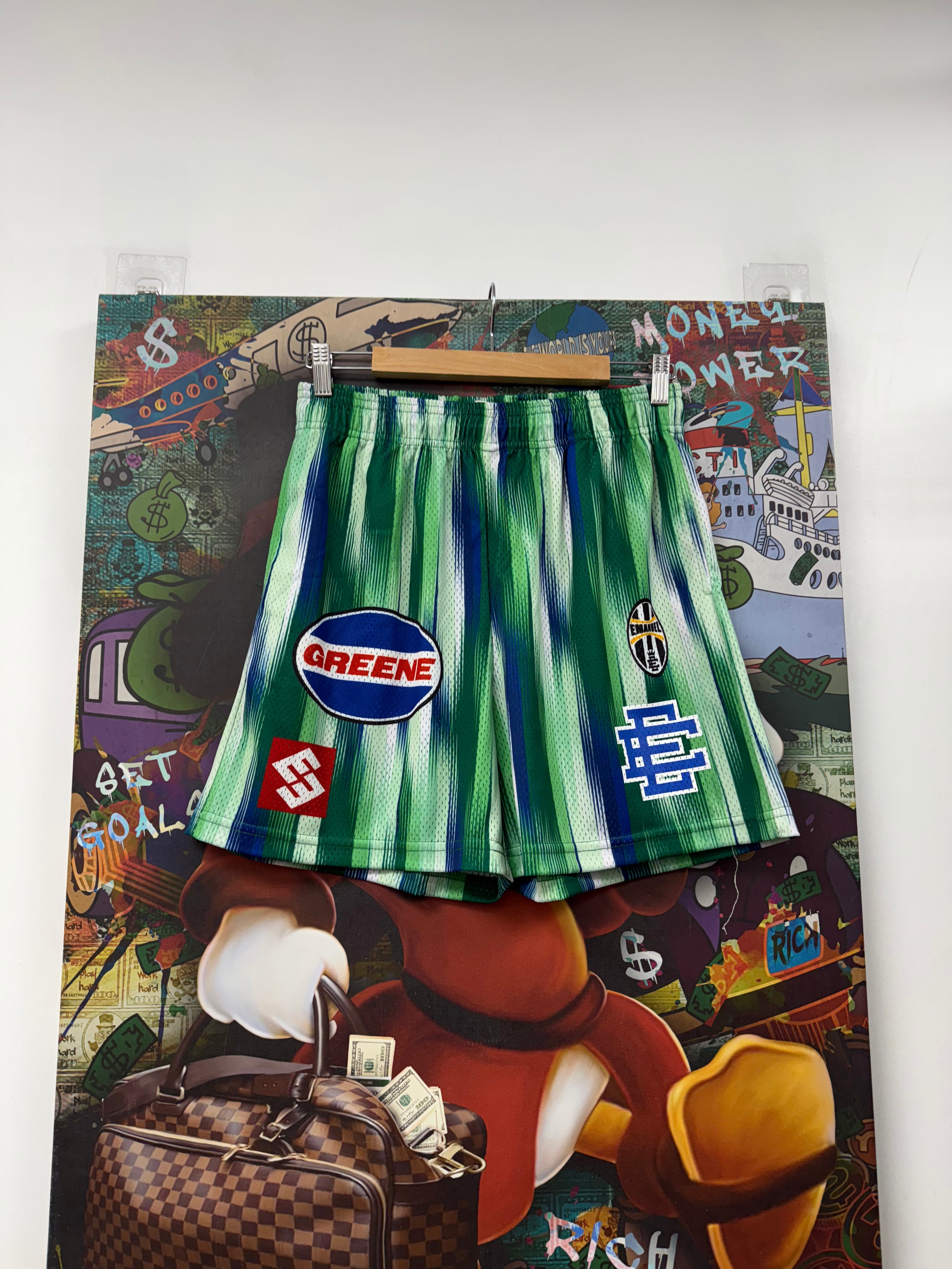 Eric Emanuel Green No.10 Greene Shorts