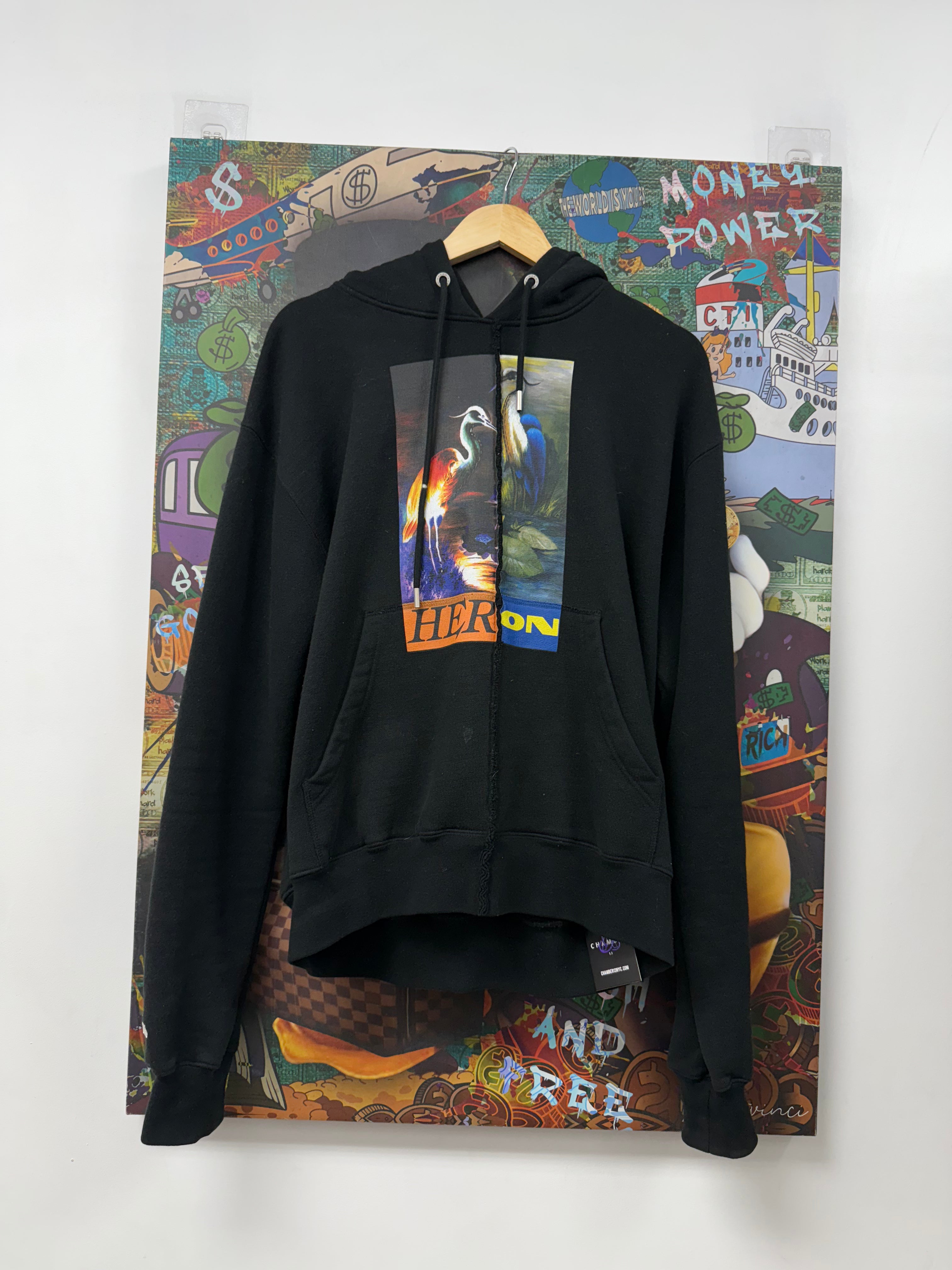 Heron Preston Split Swan Hoodie