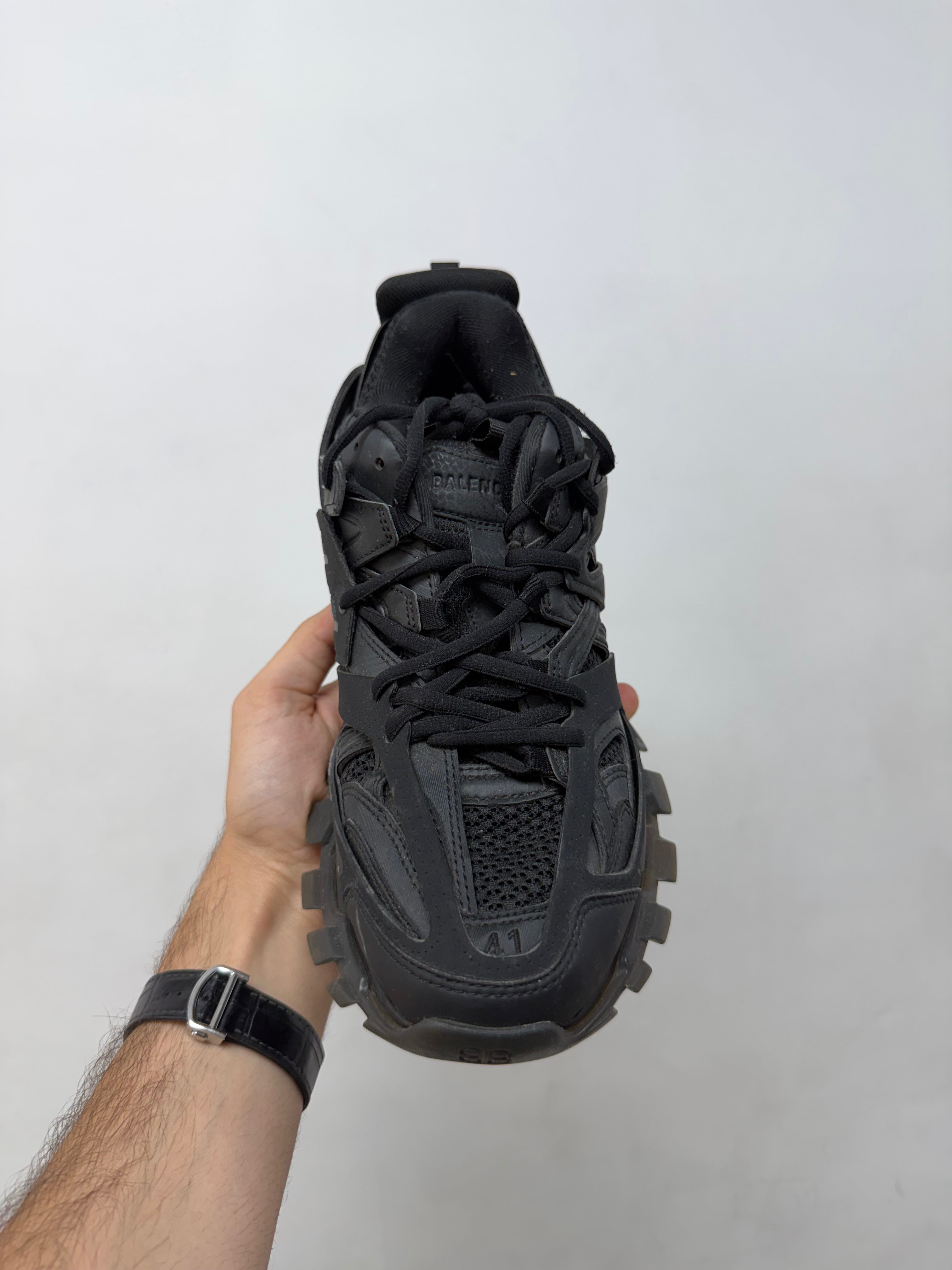 Balenciaga Black Track Runner Sneakers