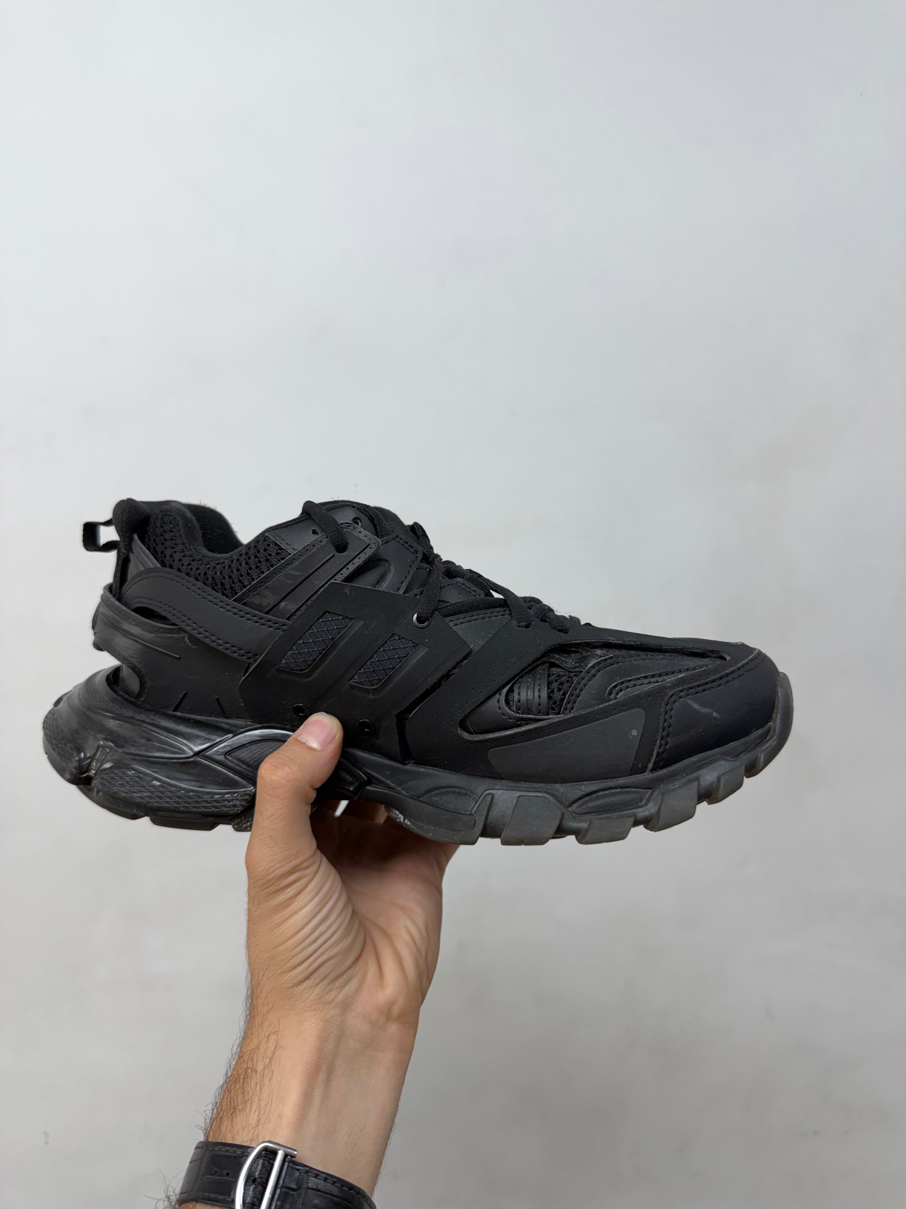 Balenciaga Black Track Runner Sneakers