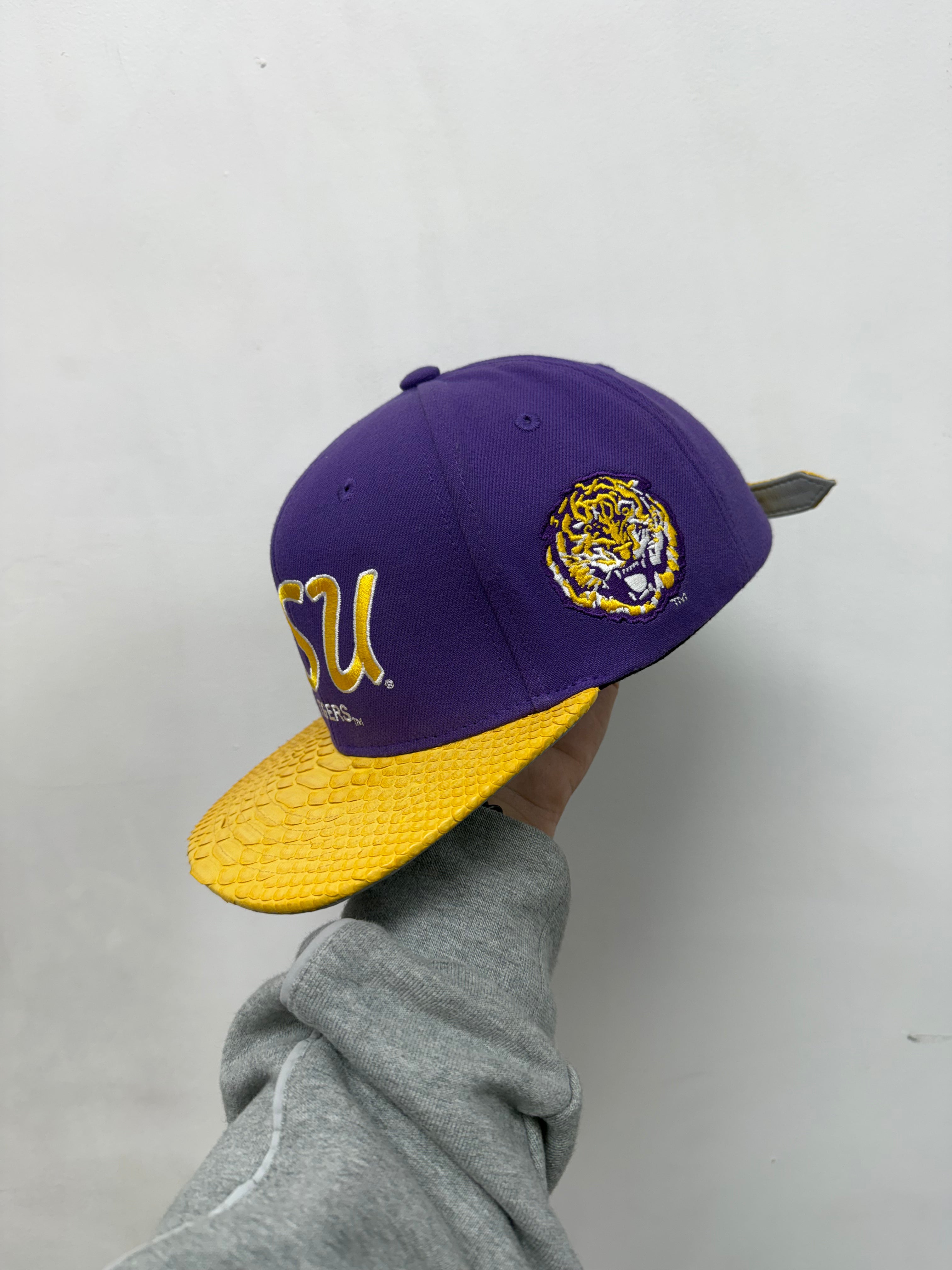 Just Don Purple Yellow LSU Hat