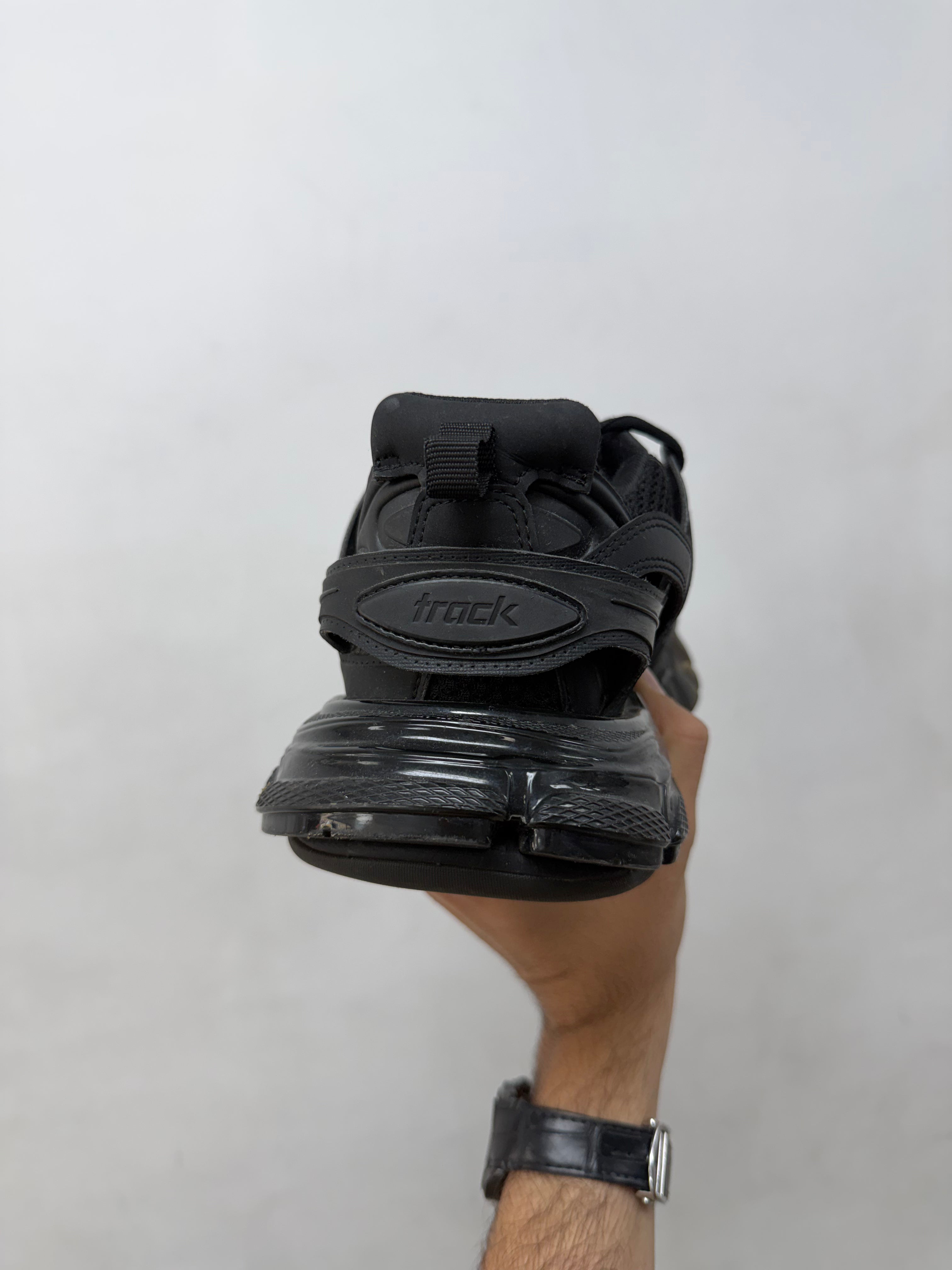 Balenciaga Black Track Runner Sneakers