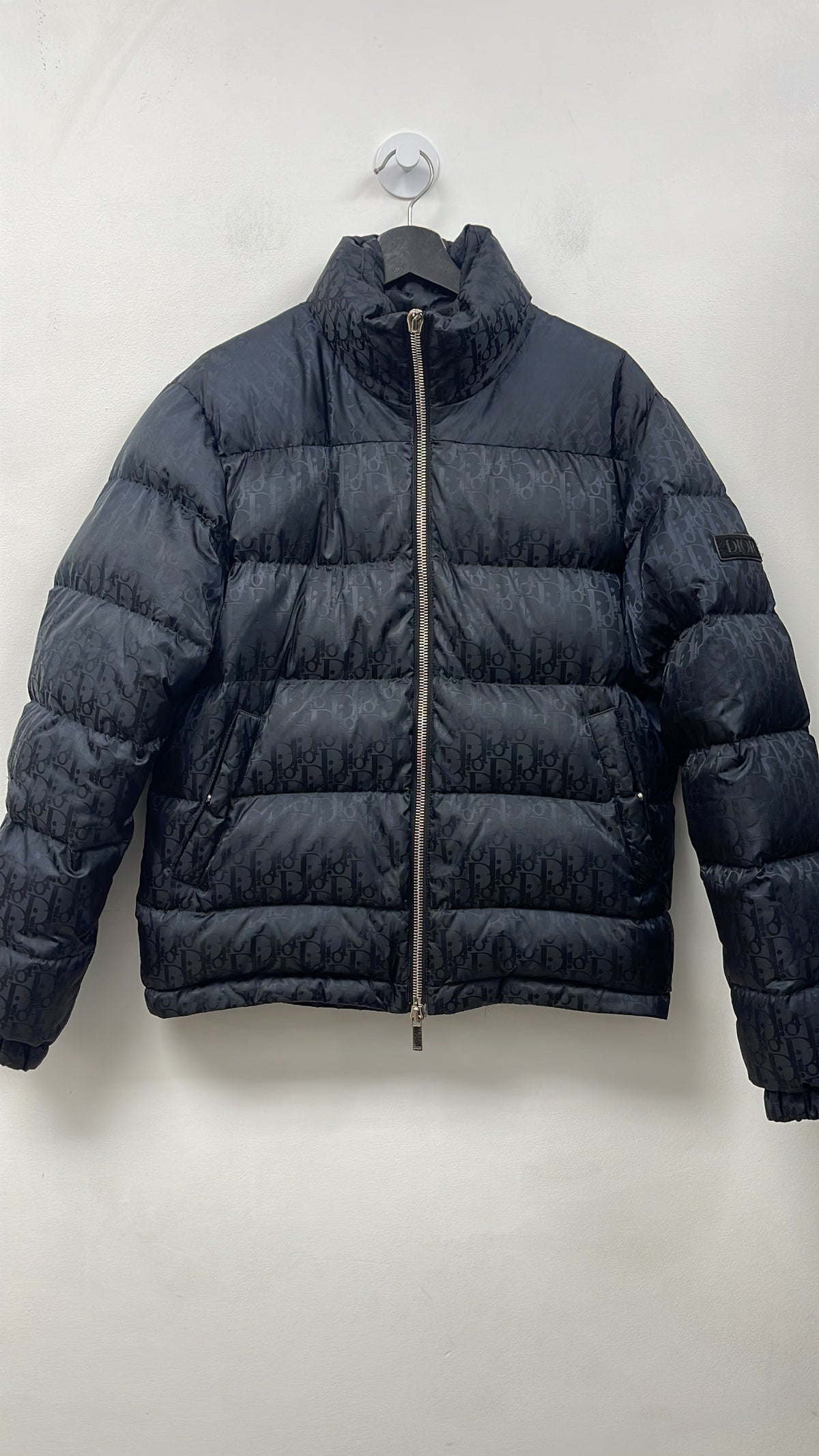 Dior Navy Monogram Oblique (44) Jacket