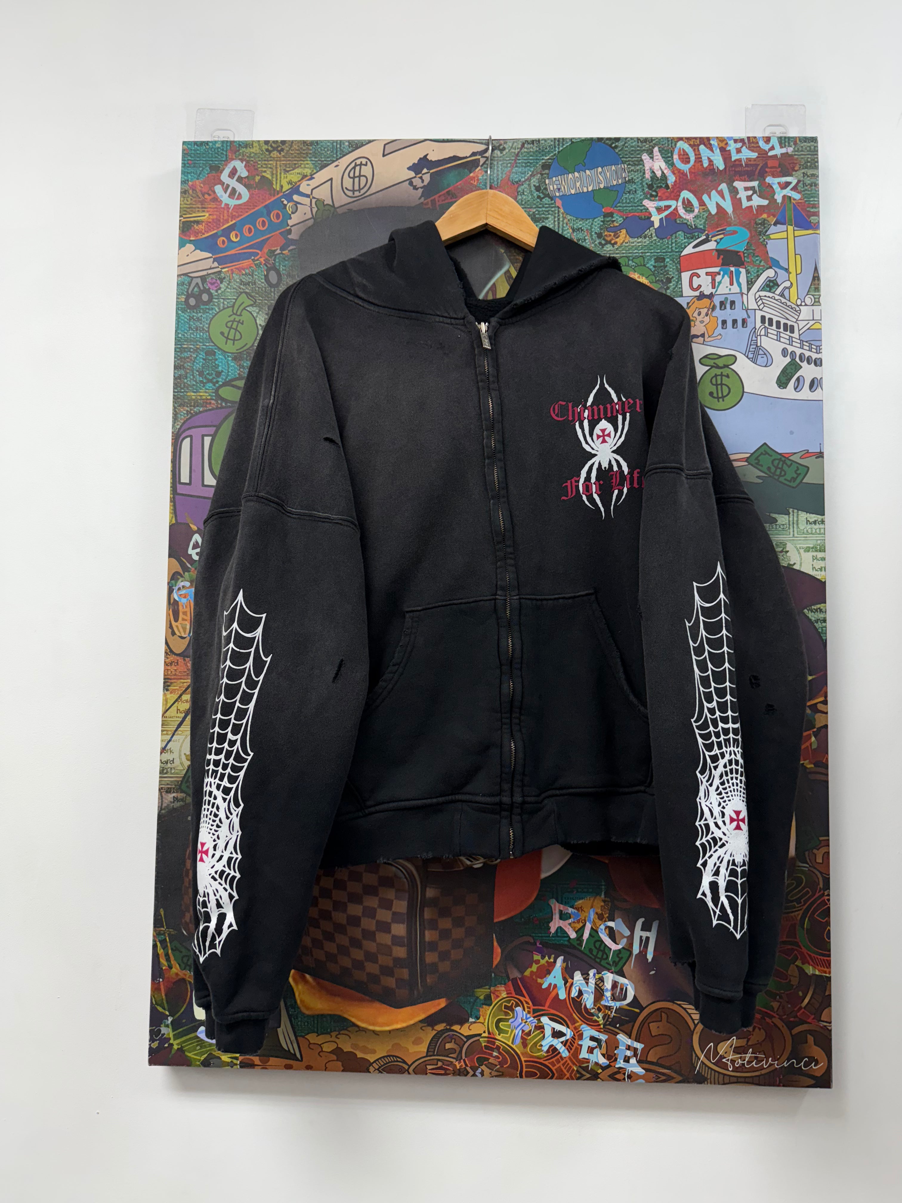 HMDD Black Widow Zip Up