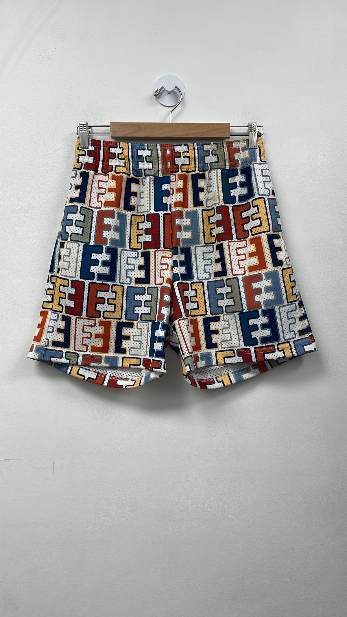 Eric Emanuel White All Over Shorts