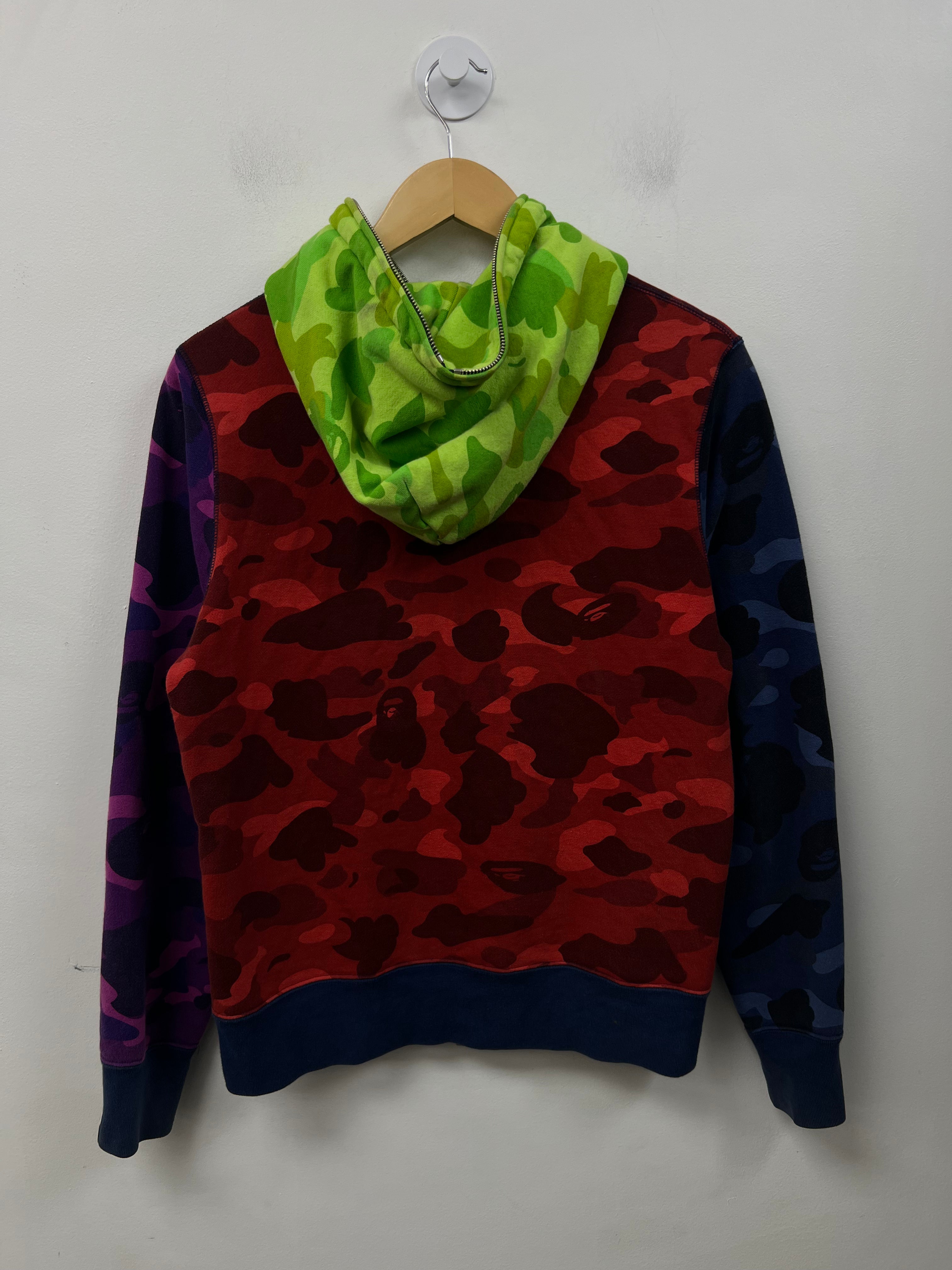 BAPE Multi Color Block ABA Zip Up