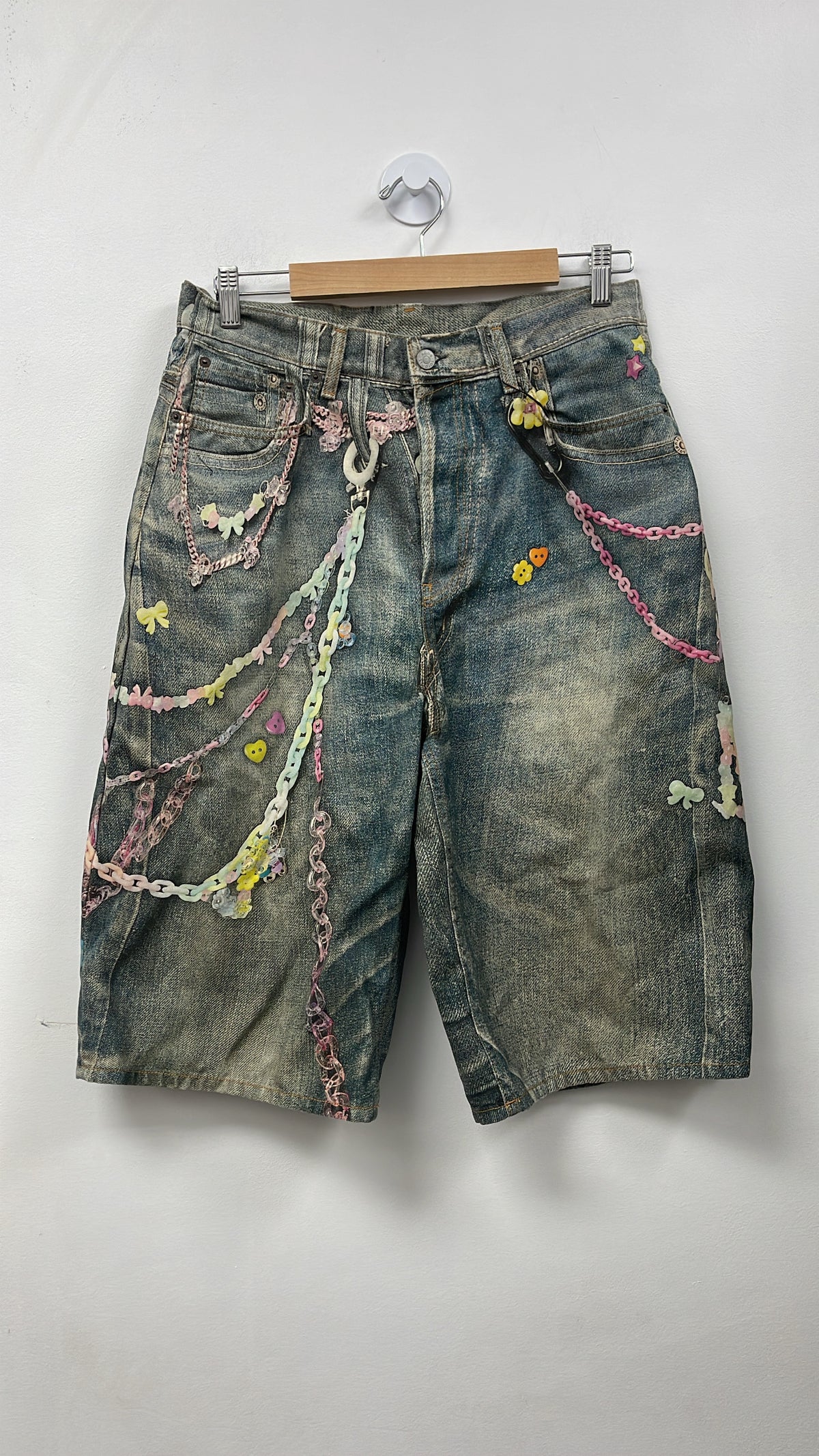 Acne Studios Light Wash Pink Tromp L'oeil 1981 (48) Shorts