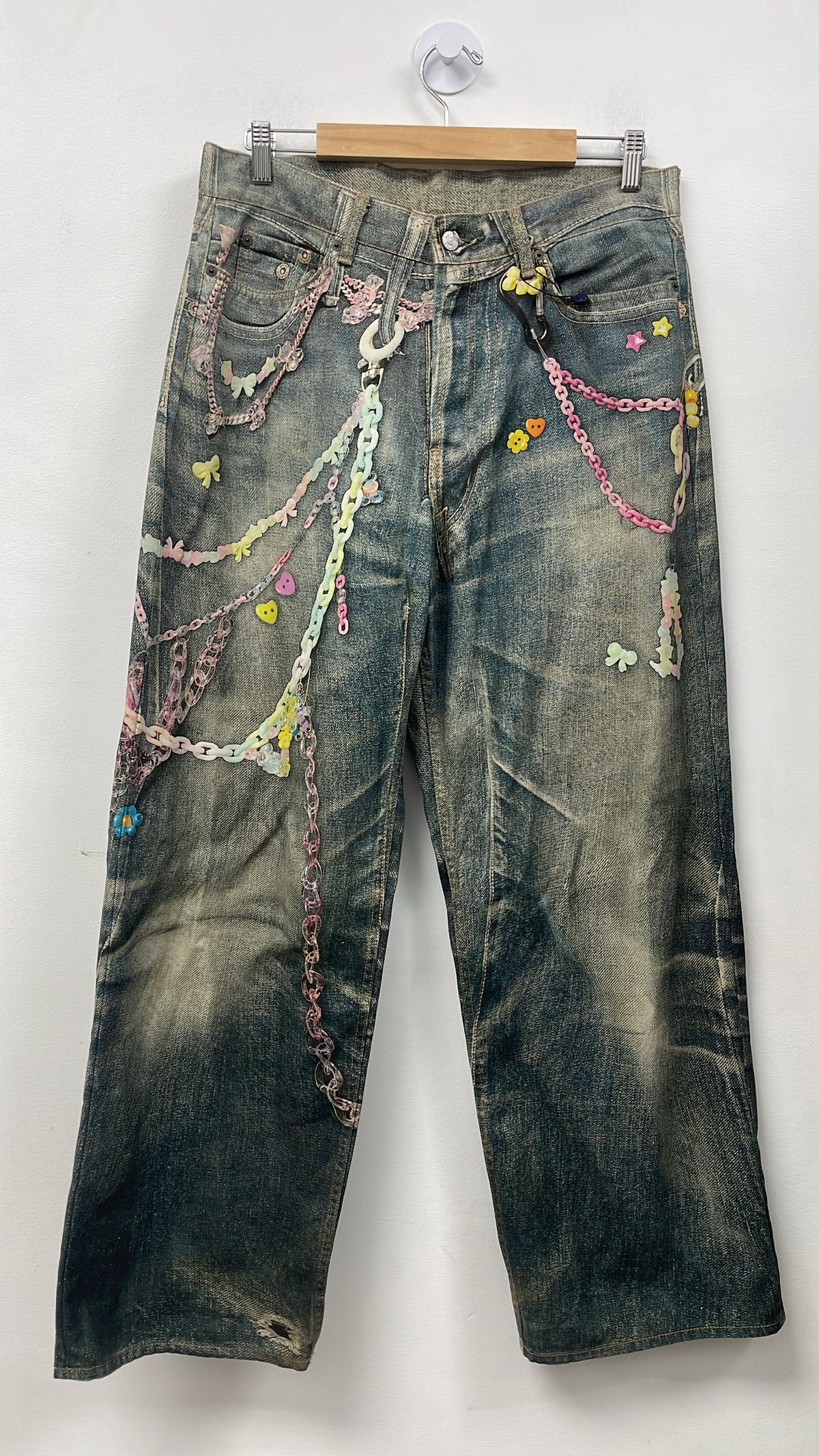 Acne Studios Light Wash Pink Tromp L'oeil 1981 (48) Jeans