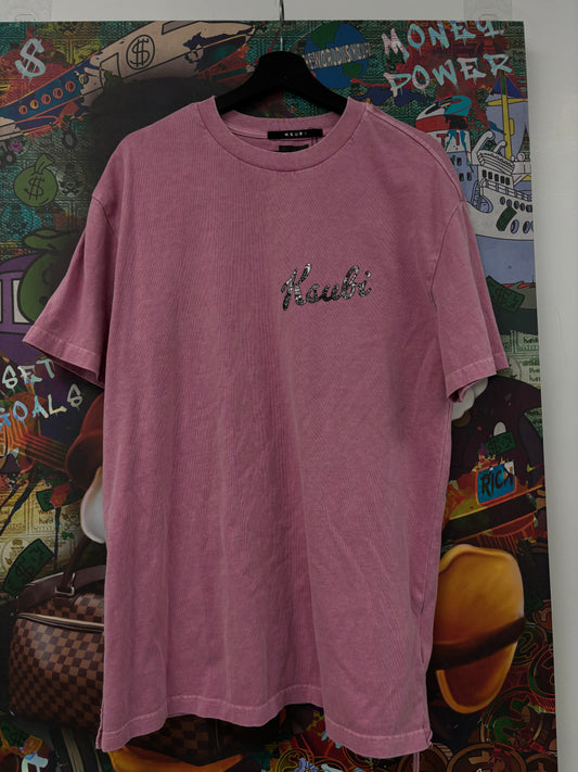 Ksubi Home Safe Tee Pink Used Medium N/A